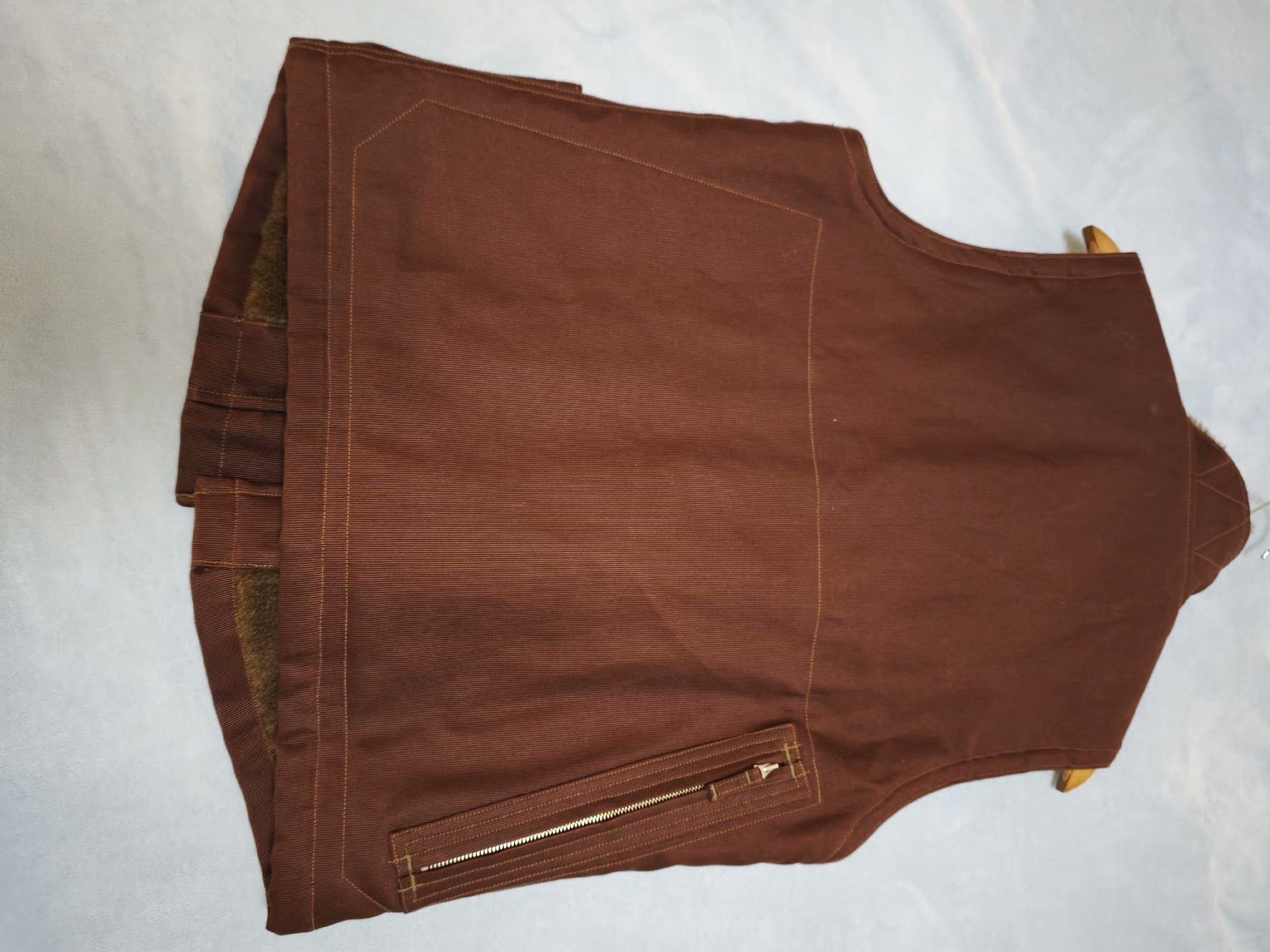 Freewheelers FREEWHEELERS WINTER AVIATOR'S VEST 2501-Nextarrow Size 38R - 2 Thumbnail