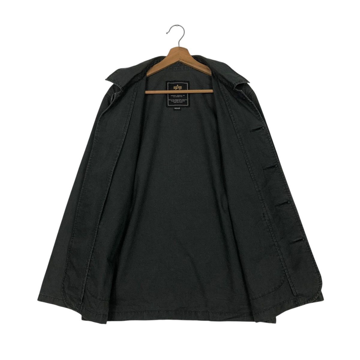 Alpha Industries 🔥VINTAGE CHORE WORK JACKET ALPHA INDUSTRIES MILITARY Size US M / EU 48-50 / 2 - 15 Thumbnail