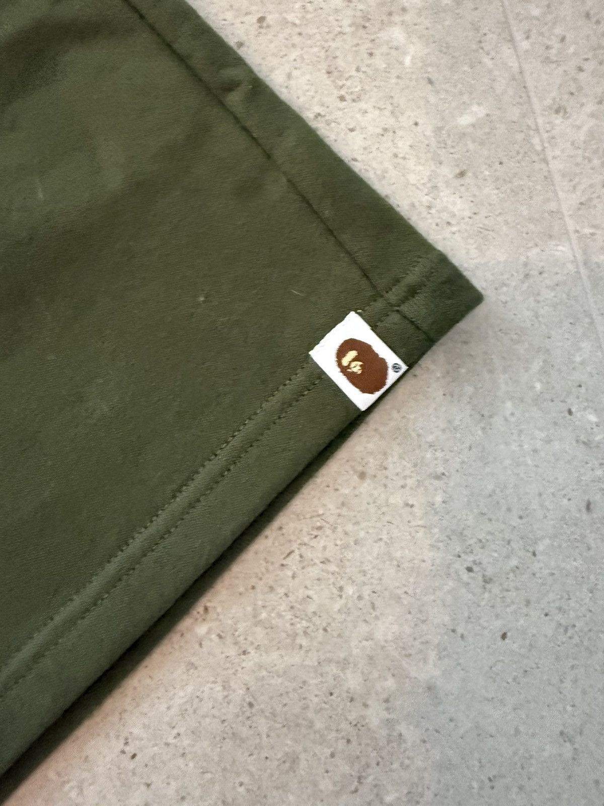 Bape Bape Olive Shark Shorts Size US 32 / EU 48 - 2 Thumbnail