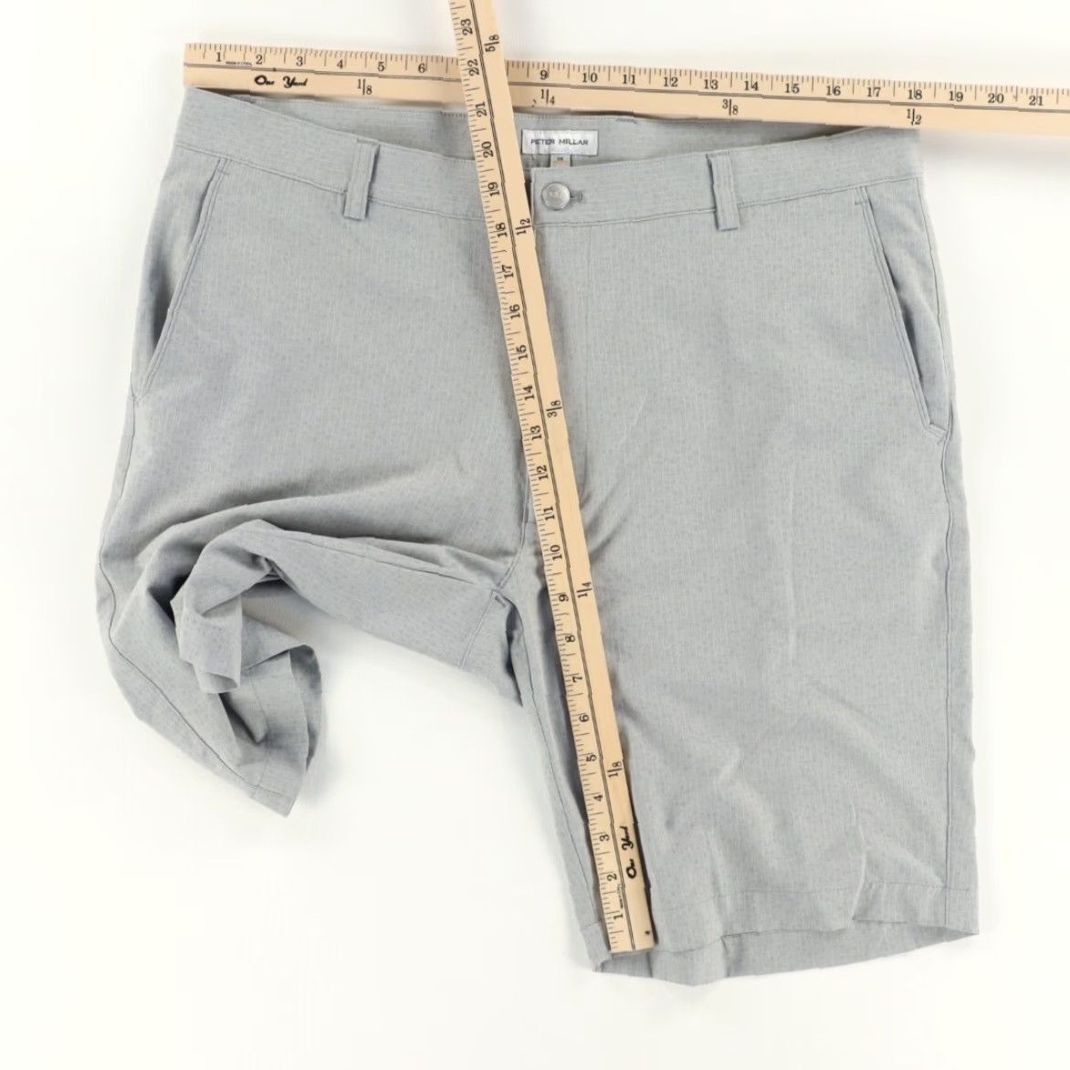 Peter Millar Peter Millar Golf Shorts Gale Men's 36 Shackleford Drink N' Duff High Stretch Polyester Microfiber Regular Inseam 9in 18in Waist Shackleford Short Size US 36 / EU 52 - 3 Thumbnail
