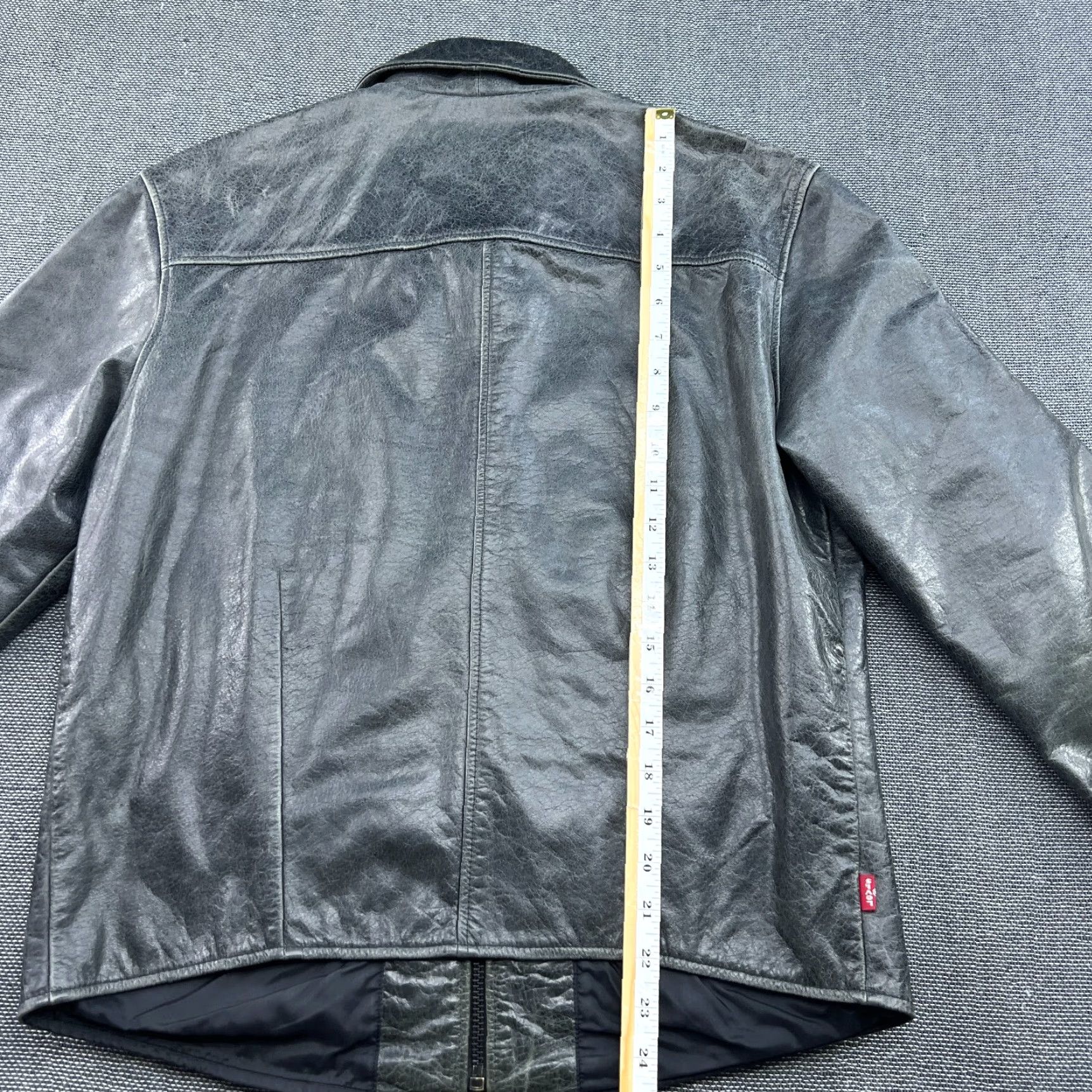 Levi's Levi's Mens Jacket Leather Motorcycle Biker Black Skull Medium Size M Vintage No XS? Size US M / EU 48-50 / 2 - 6 Thumbnail