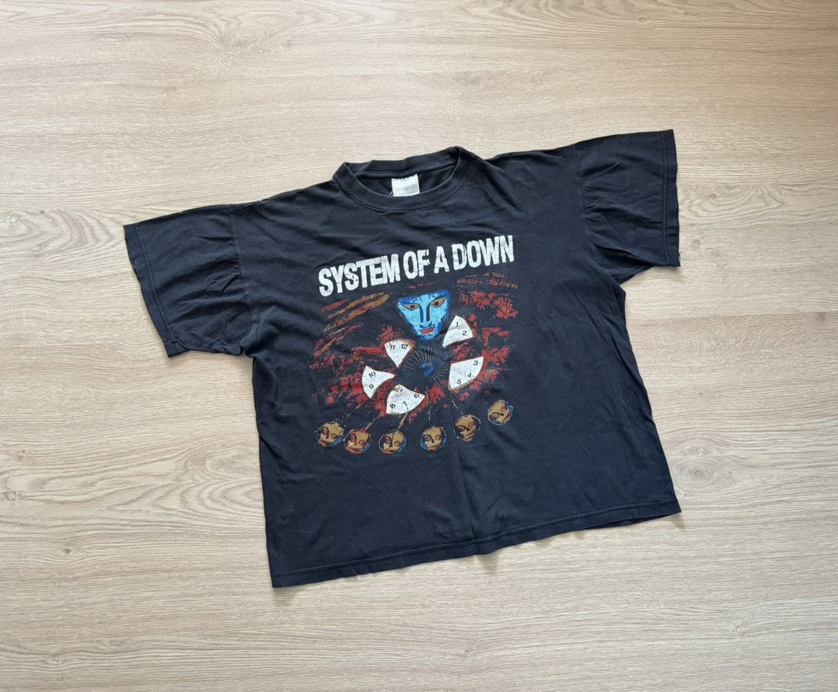 Band Tees Vintage 90’d System Of A Down Tock Band T-Shirt Size S / US 4 / IT 40 - 1 Thumbnail