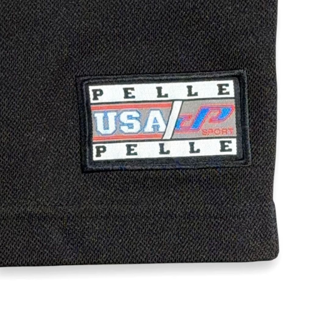 Pelle Pelle VINTAGE Pelle Pelle Baseball Jersey Adult XL Black 90s Hip Hop Logo Embroidered Sleeve Patch 26 Chest Long Sleeve Button Front Size US XL / EU 56 / 4 - 4 Thumbnail