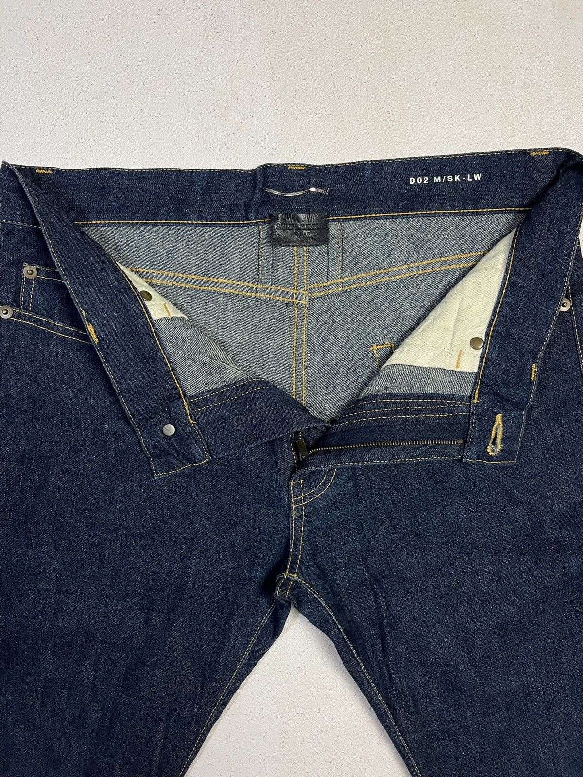 Saint Laurent Paris SLP Hedi Slimane D02 Skinny Stretch Jeans Size US 31 - 3 Thumbnail