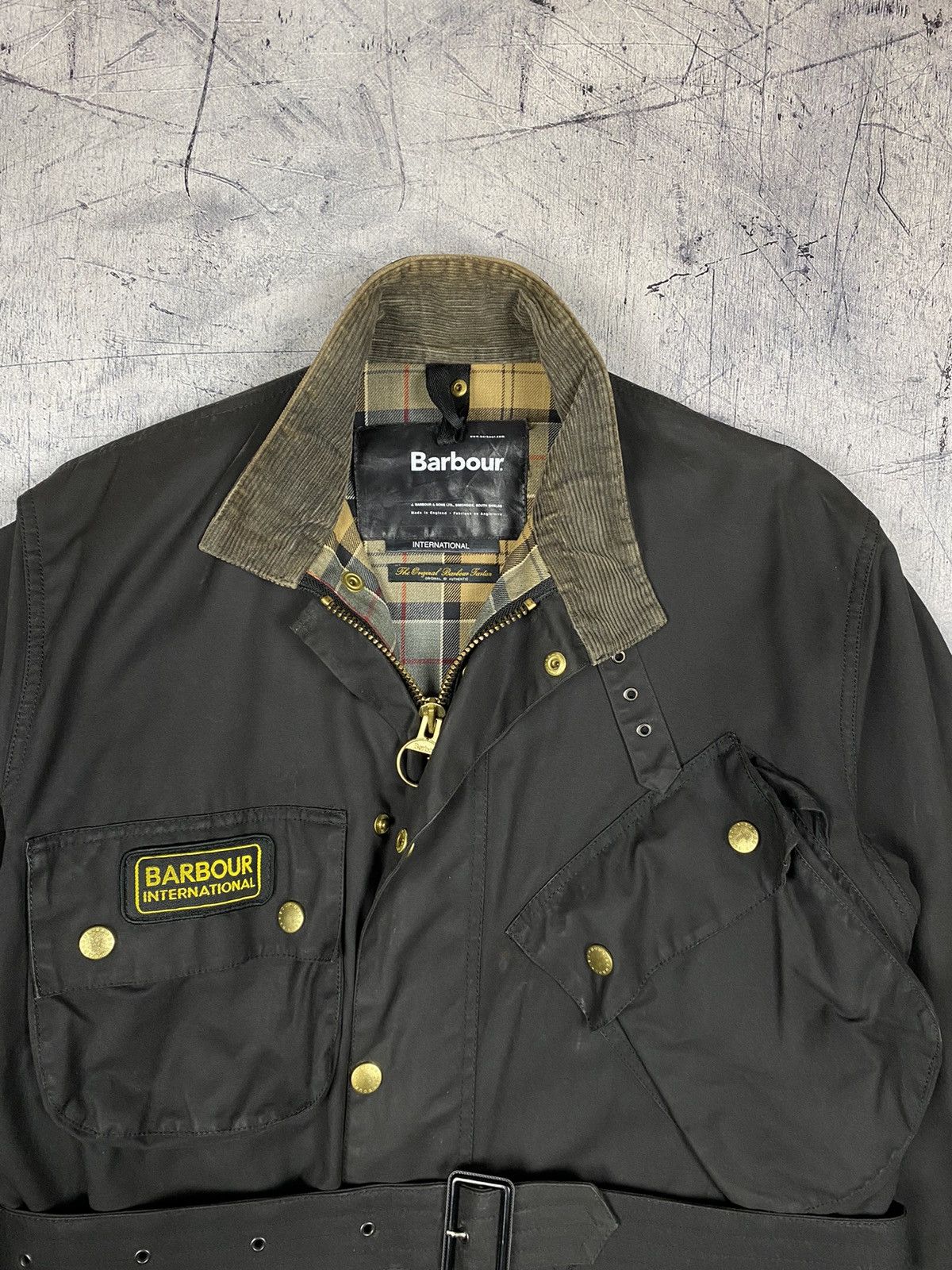 Barbour Vintage Barbour International A7 Waxed Jacket Size US L / EU 52-54 / 3 - 5 Thumbnail