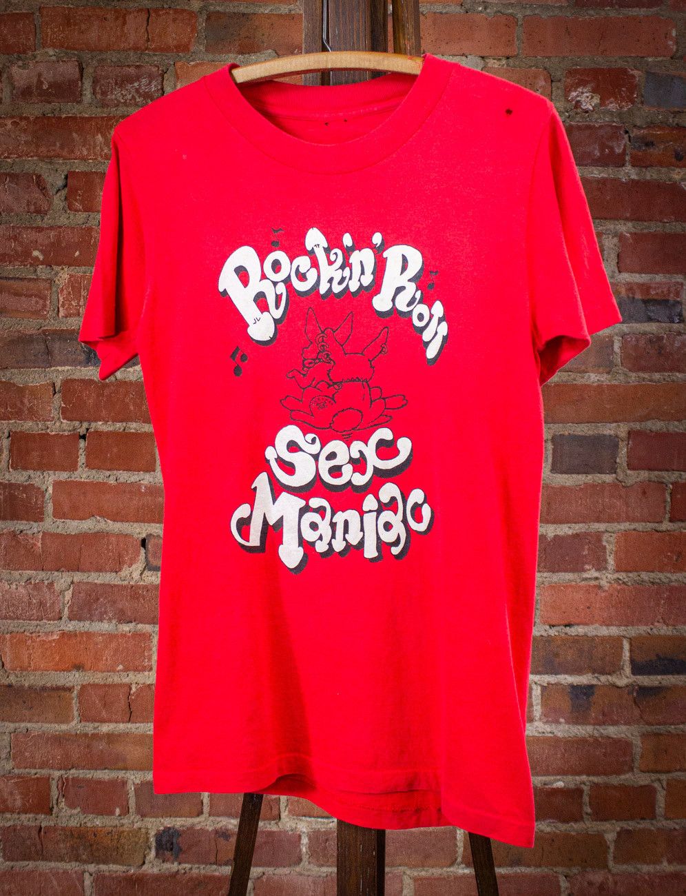 Vintage Vintage Rock n Roll Sex Maniac Graphic T Shirt 80s Size US S / EU 44-46 / 1 - 1 Thumbnail