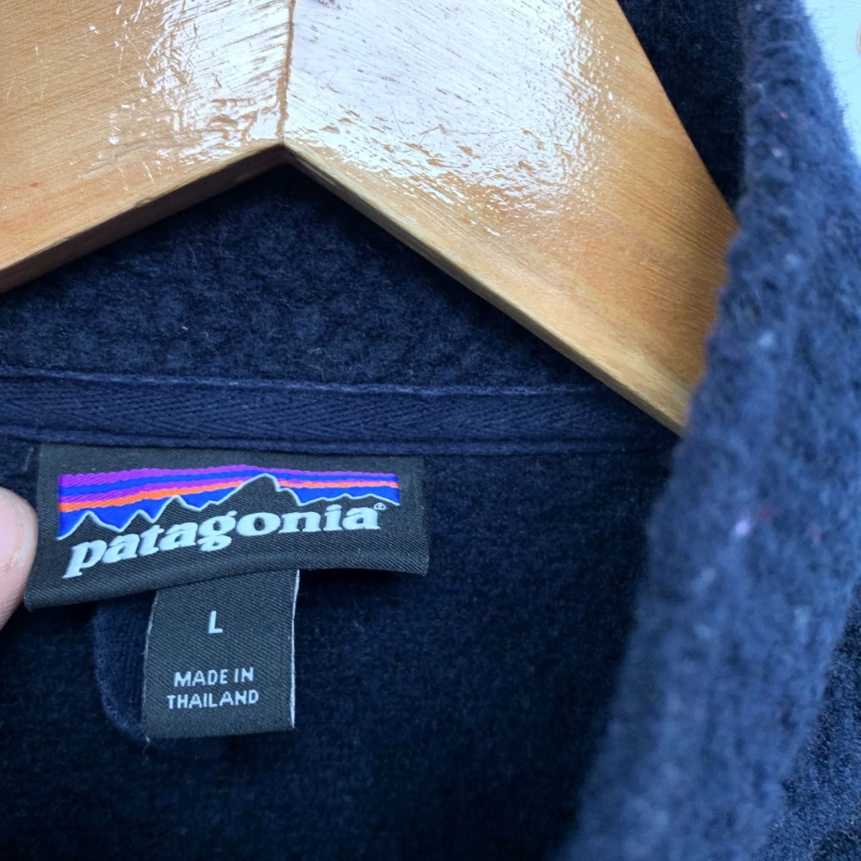 Patagonia Patagonia Jacket Mens Large Blue Zip Wool Blend Sherpa 2021 Tim Tok Size US L / EU 52-54 / 3 - 3 Thumbnail