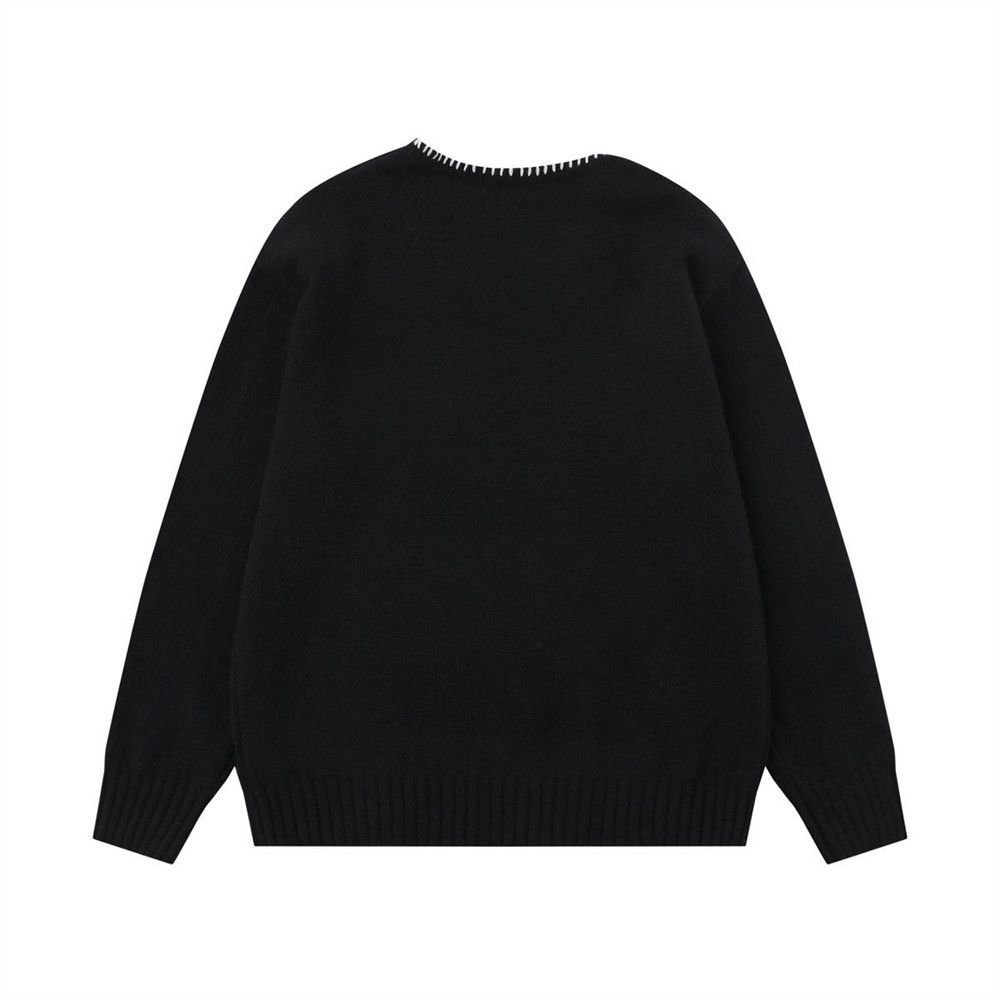 Vintage Men's retro loose casual long-sleeved round neck sweater y2k Size US M / EU 48-50 / 2 - 2 Thumbnail