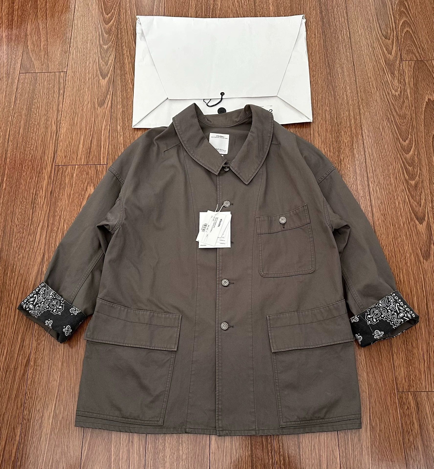 Visvim VISVIM 20AW TC Black Cashew Cuffed Washed Jacket 1W Size 2 Size US M / EU 48-50 / 2 - 3 Thumbnail