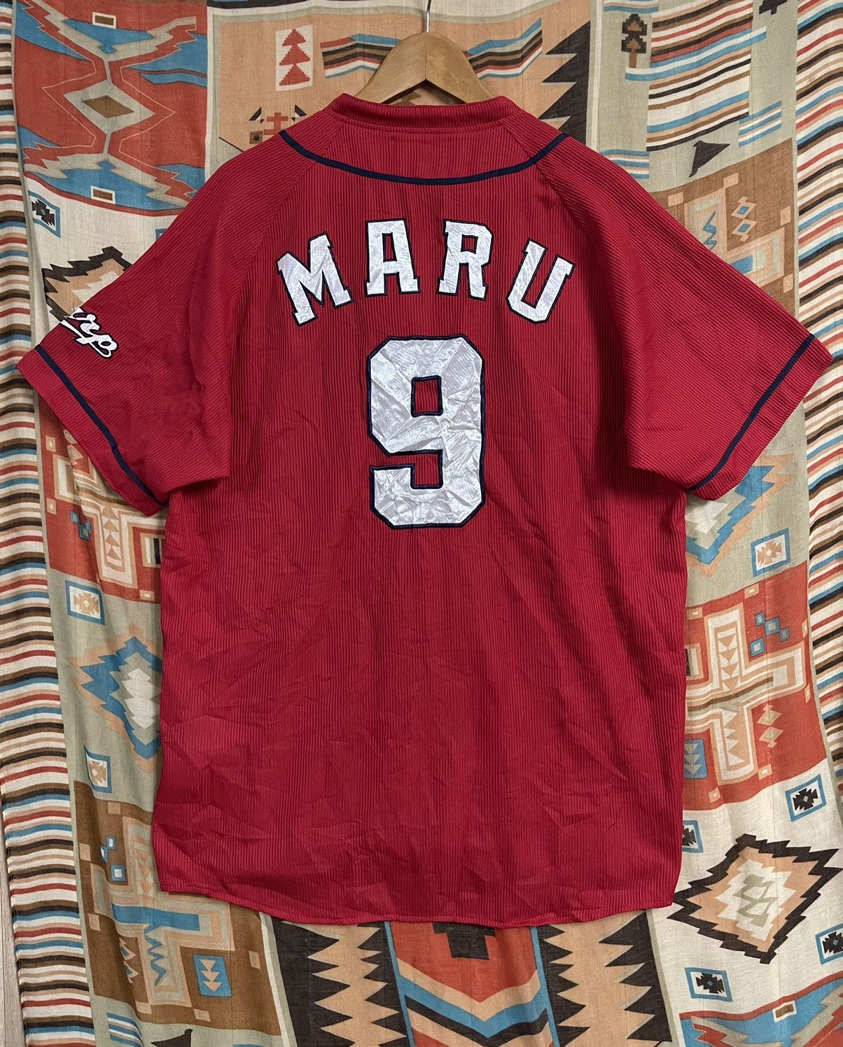Japanese Brand × Vintage Vintage 90’s Baseball Jersey Hiroshima Carp XL J League Rare Size US XL / EU 56 / 4 - 8 Thumbnail