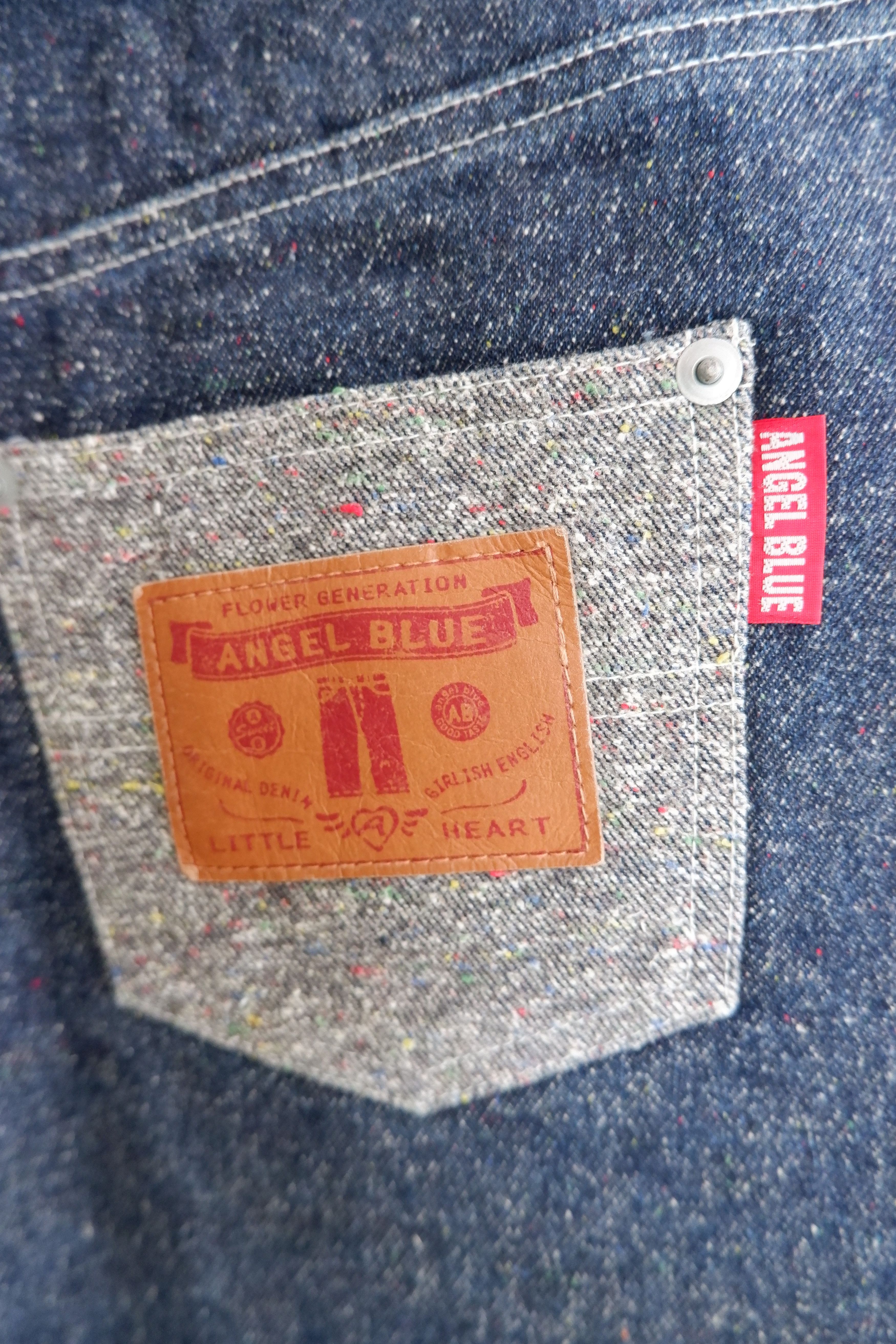 Angel Blue Vintage Y2K Mini Skirt Denim Size 26" / US 2 / IT 38 - 5 Thumbnail