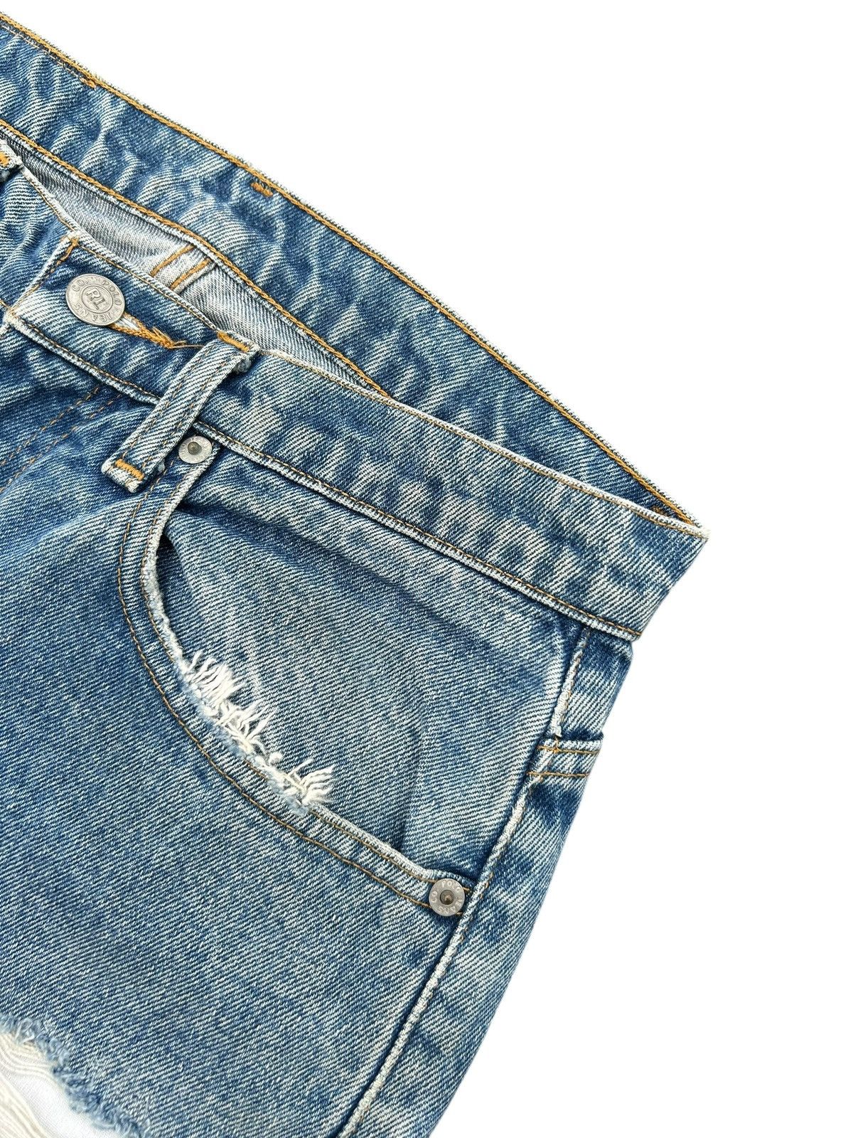 Japanese Brand × Kapital × Vintage Vintage Ralph Lauren Polo Distressed Denim Jeans Size US 29 - 7 Thumbnail