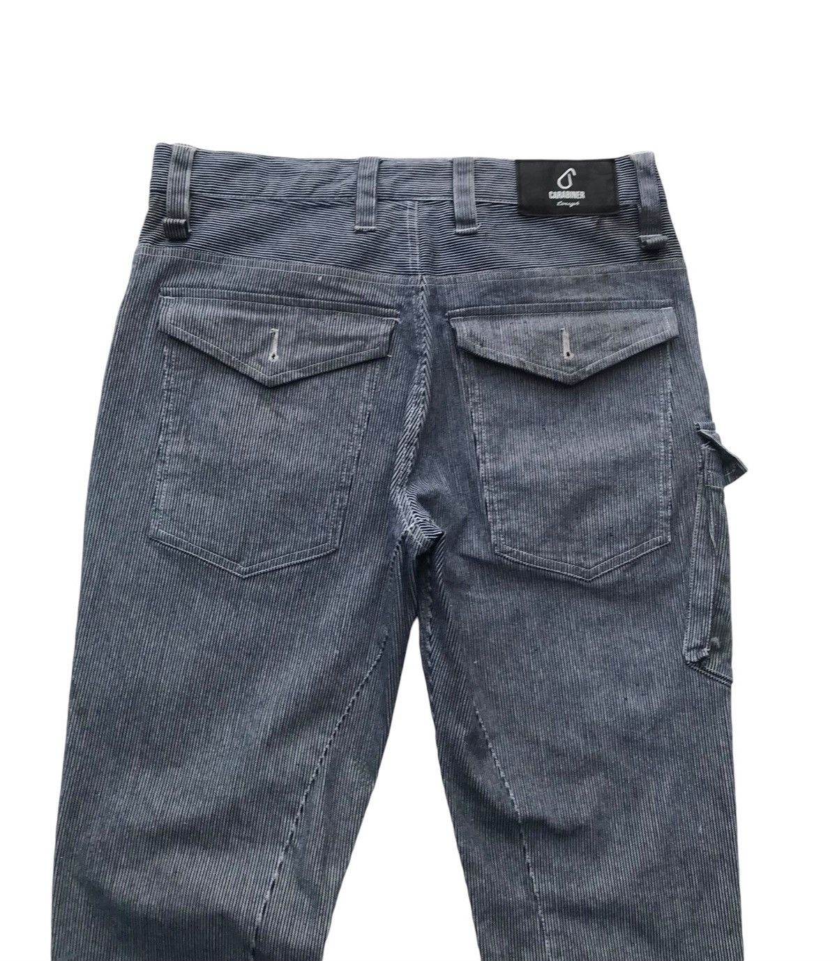 Japanese Brand Carabiner Tough Streetwear Cargo Hickory Works Pants Size US 32 / EU 48 - 9 Thumbnail