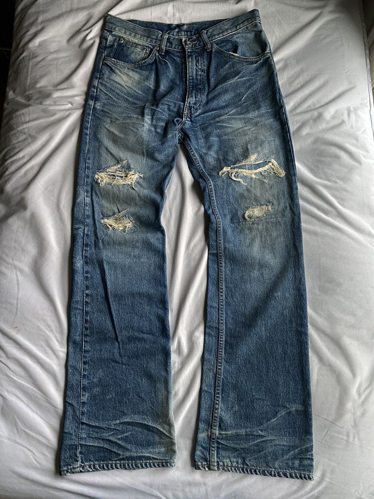 Isamu Katayama Backlash Isamu katayama backlash Cow Leather Patch Denim Size US 32 / EU 48 - 1 Thumbnail