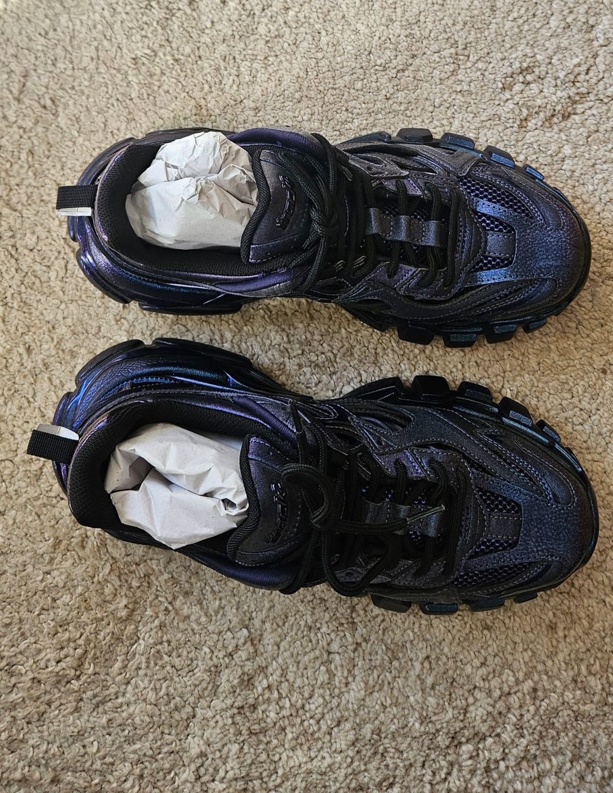 Balenciaga Balenciaga track 2 Metallic purple Size US 10 / IT 40 - 6 Thumbnail