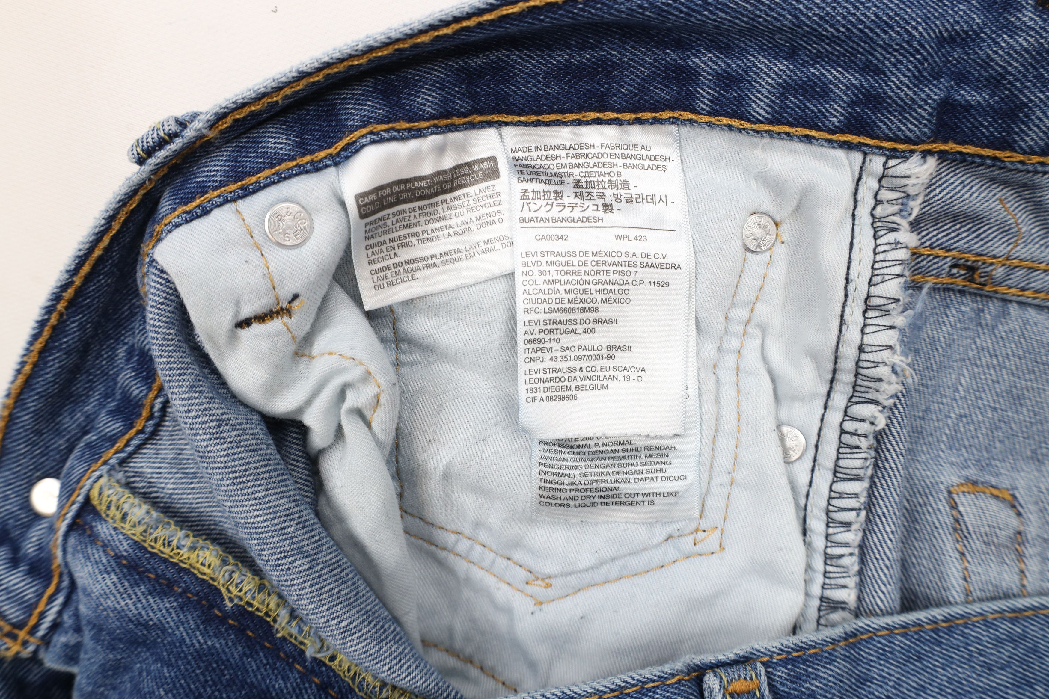 Levi's × Vintage Vintage Y2K Levis 550 Relaxed Tapered Leg Denim Jeans Blue Size US 40 / EU 56 - 8 Thumbnail