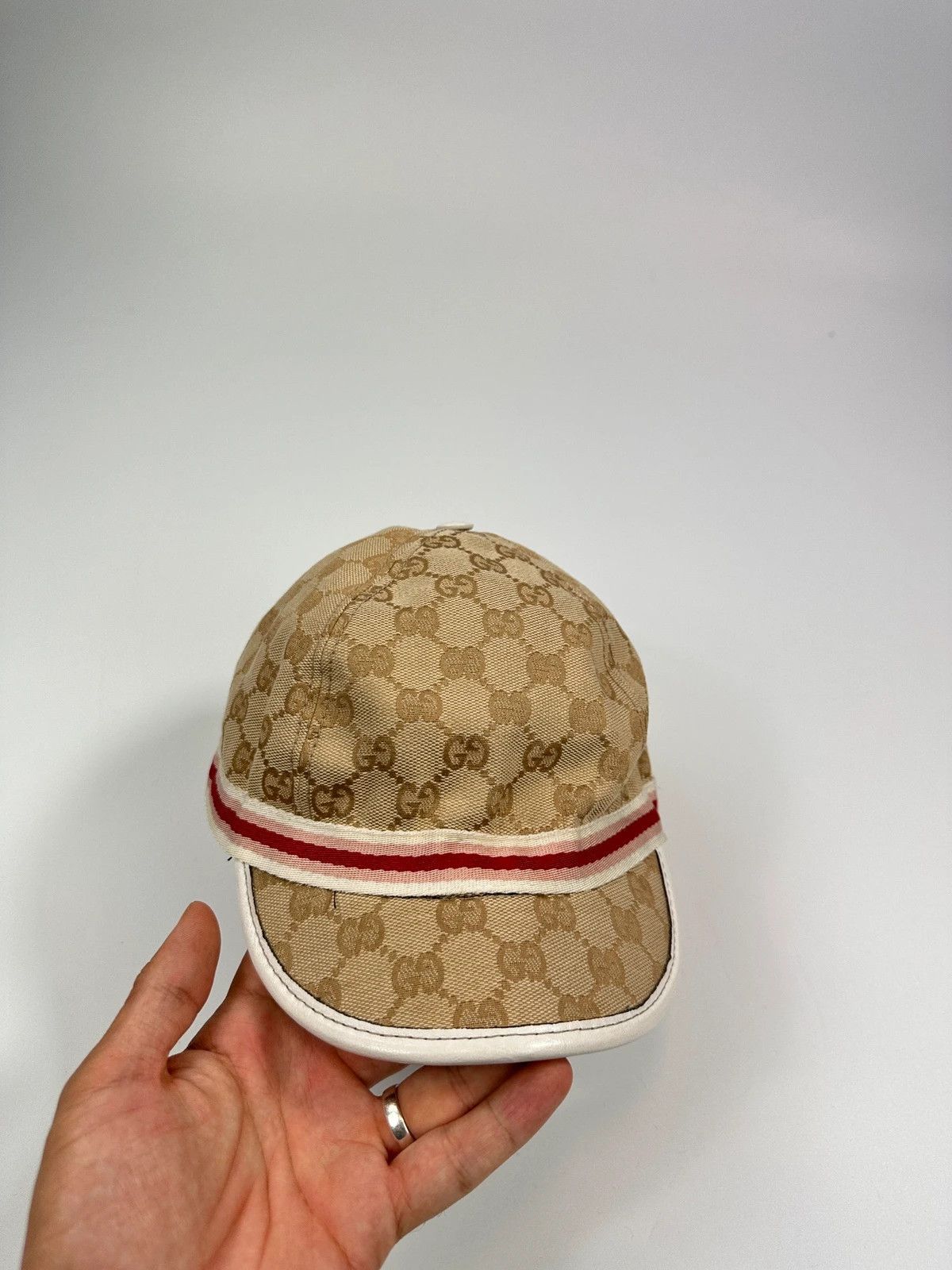 Gucci Gucci 00’s GG Monogram Pink Beige Baseball Cap Size ONE SIZE - 4 Thumbnail