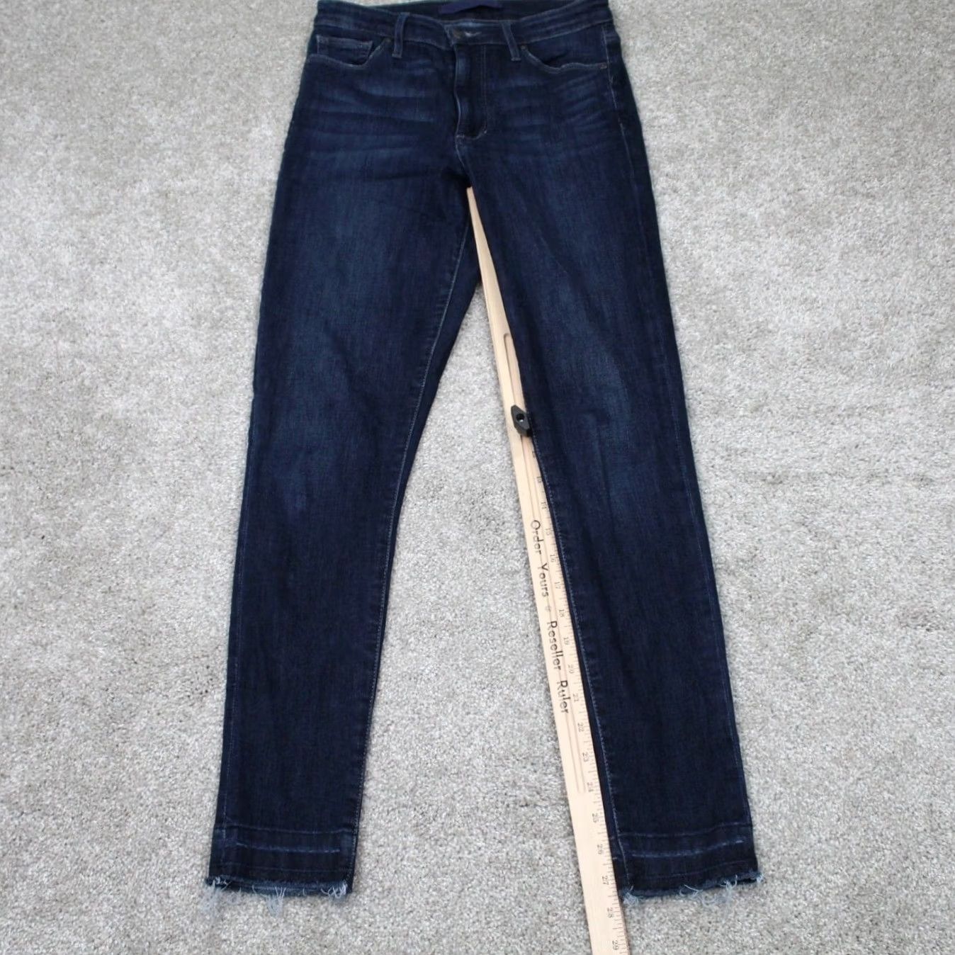 Vintage Joe's Jeans Women 25 Blue Skinny Jeans Ankle 28" Inseam Stretch Denim Mid Rise Regular Fit City Preppy Womens Size 42" / US 20 - 3 Thumbnail