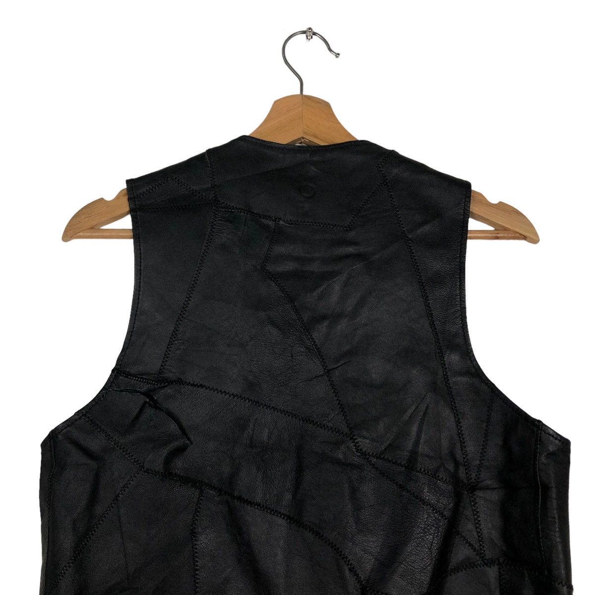 Japanese Brand 🔥90’s Soft Leather Riot Riot Vest Biker Wear Issey Miyake Size US M / EU 48-50 / 2 - 8 Thumbnail