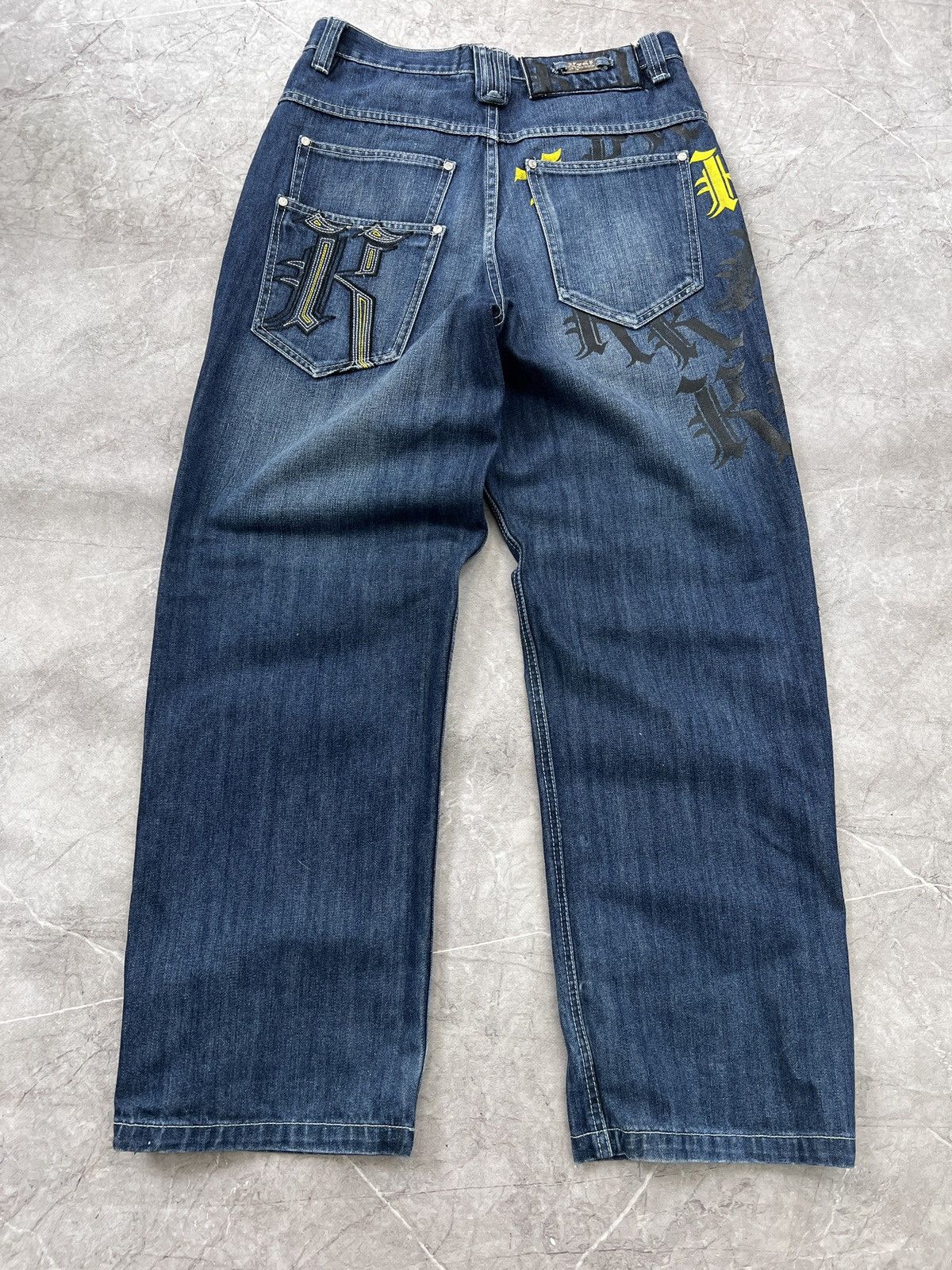 Karl Kani Vintage baggy Karl Kani wide leg pants jeans y2k Size US 30 / EU 46 - 12 Thumbnail