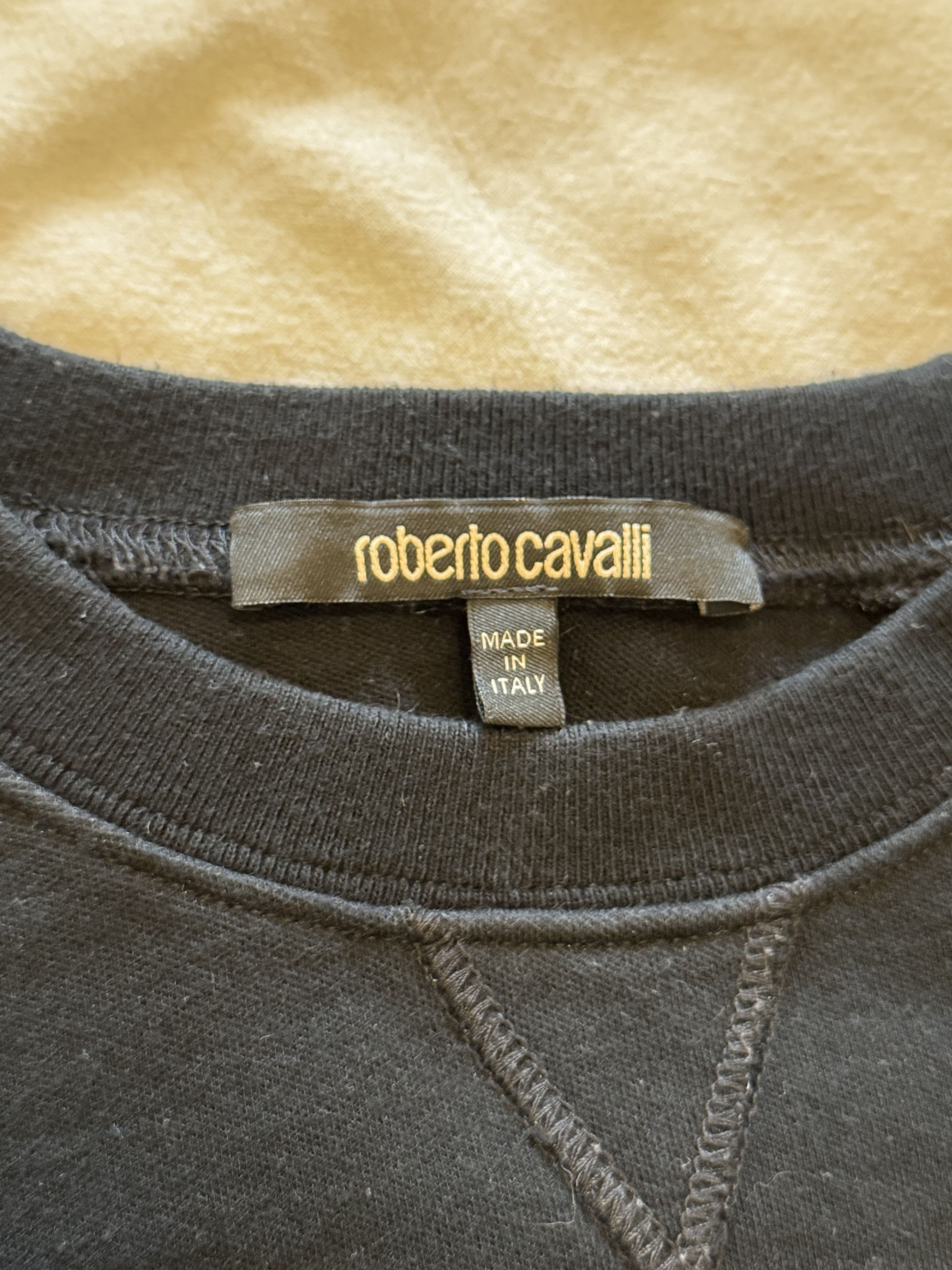 Roberto Cavalli Roberto Cavalli - Don't Trust Fashion Sweater - S Size US S / EU 44-46 / 1 - 4 Thumbnail