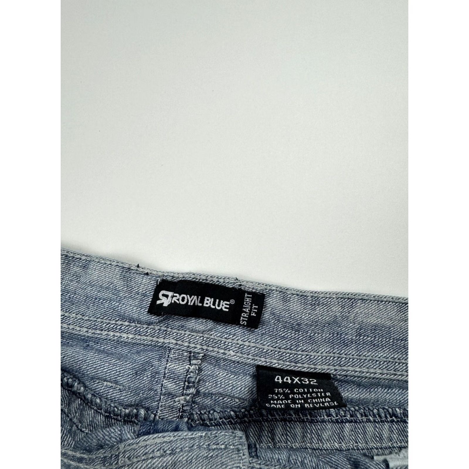 Vintage VINTAGE Royal Blue Jeans Mens Sz 44x32 fits 43x27 Wide Baggy South Pole Style Size US 44 / EU 60 - 7 Thumbnail