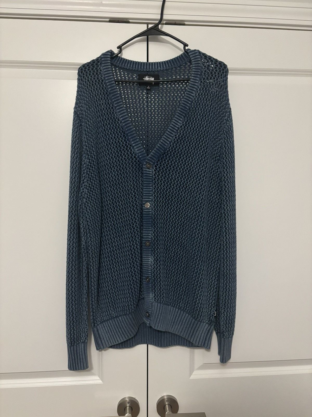 Stussy Shaggy Cardigan | Grailed