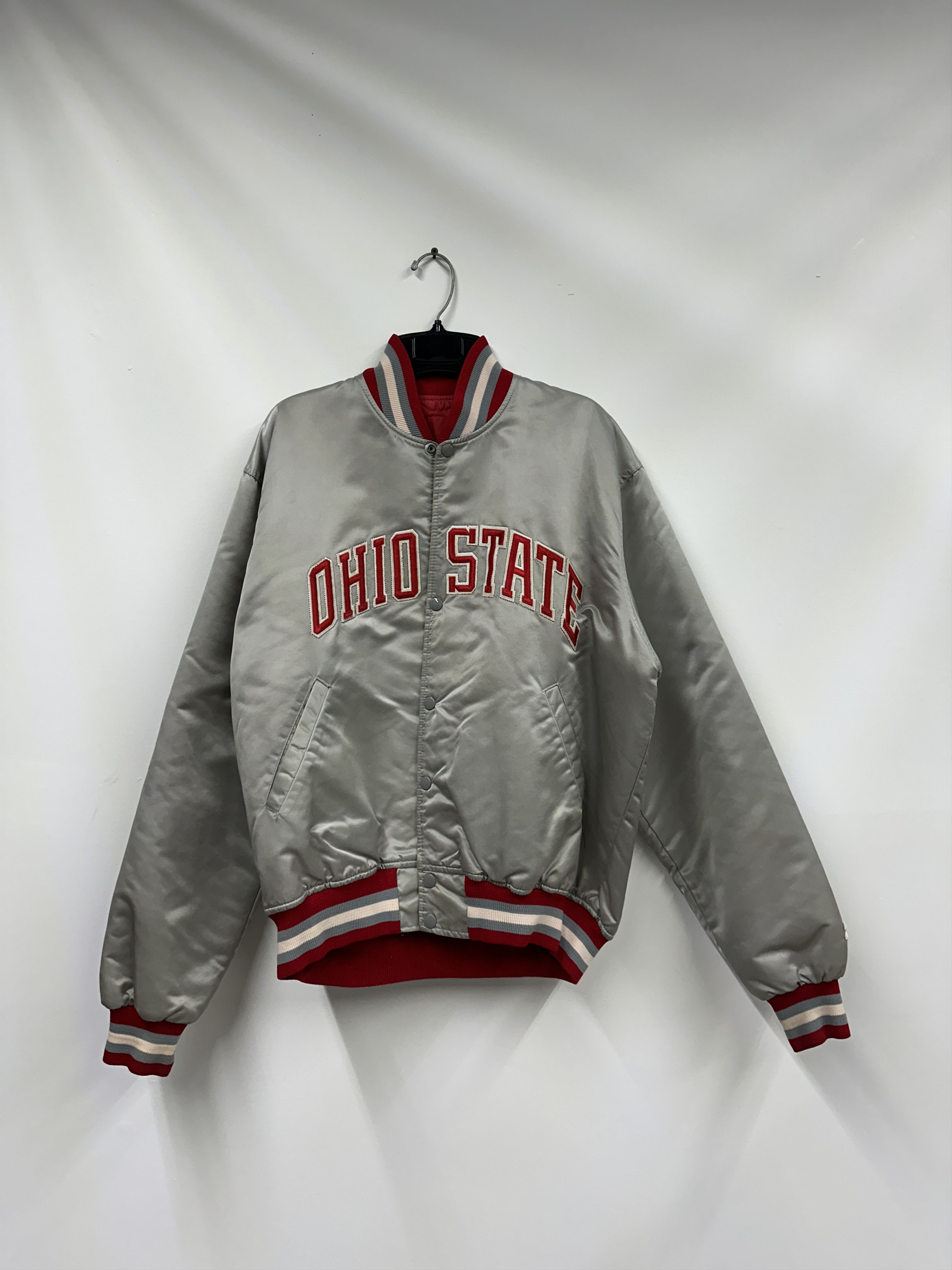 Other Vintage Starter Ohio State Satin Bomber Jacket Size US L / EU 52-54 / 3 - 1 Thumbnail