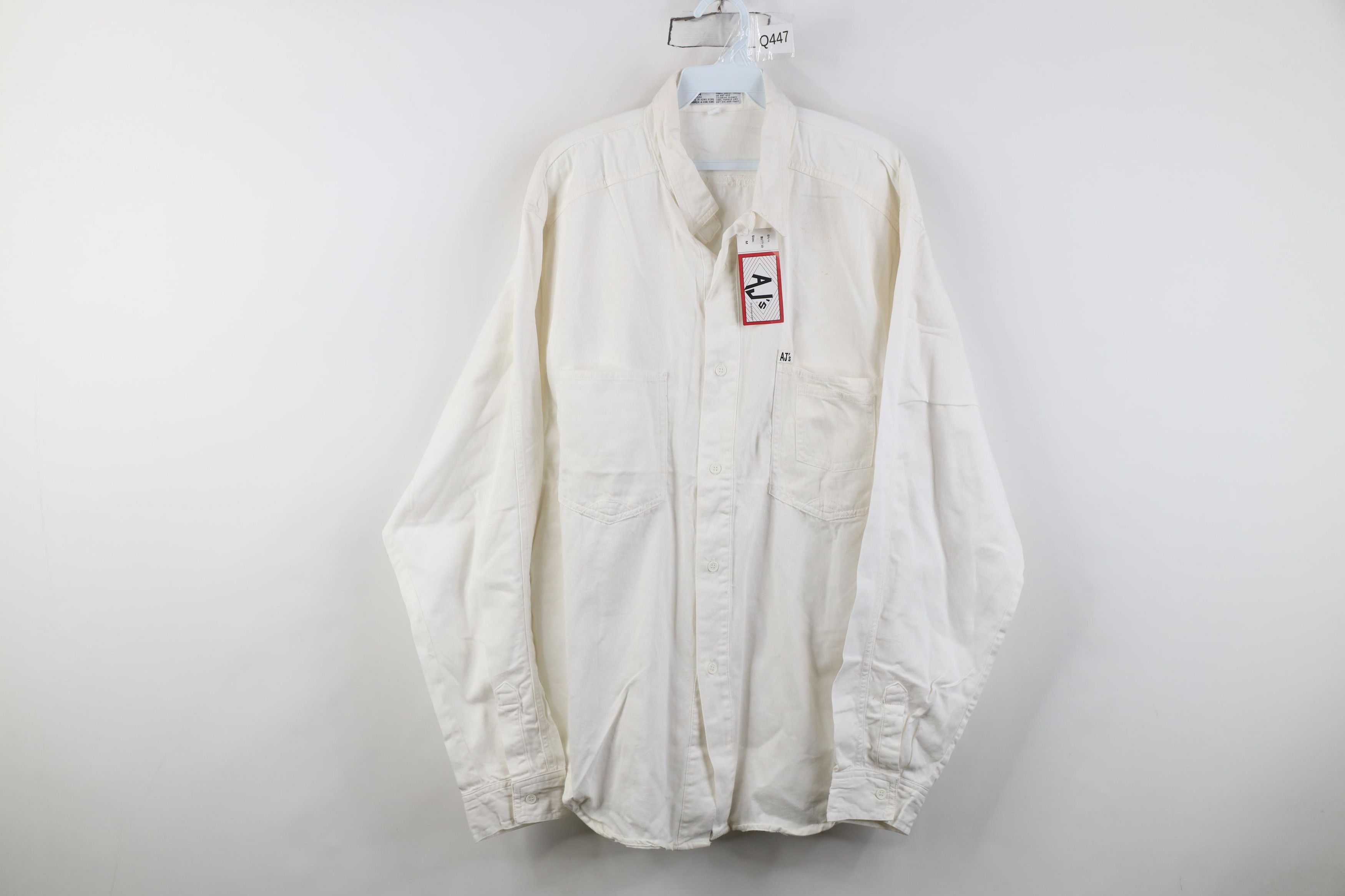 Vintage Deadstock Vintage 90s Streetwear Denim Jean Button Shirt Size US M / EU 48-50 / 2 - 1 Thumbnail