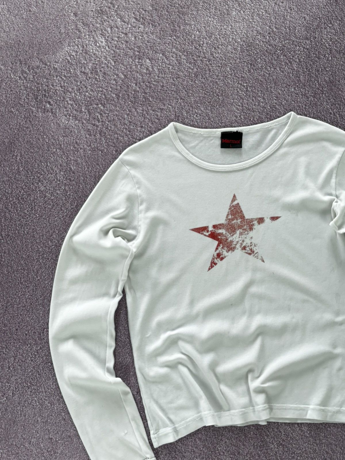 Hysteric Glamour Y2K Hysteric Glamour Style Distressed Star Long Sleeve Top Size M / US 6-8 / IT 42-44 - 4 Thumbnail