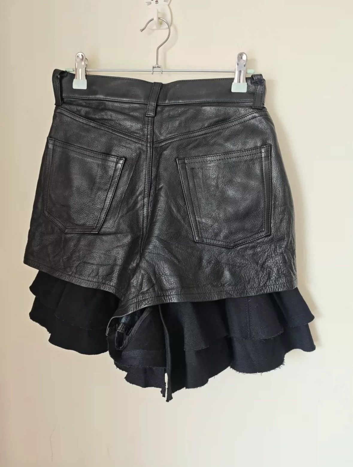Junya Watanabe Junya Watanabe Leather Patch Skirt Size 26" / US 2 / IT 38 - 2 Thumbnail