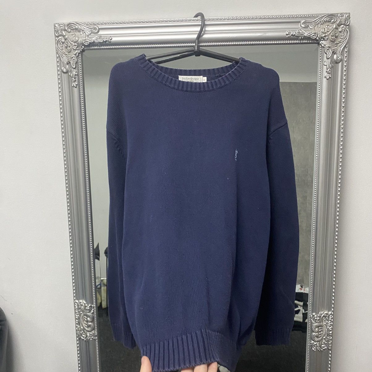 Yves Saint Laurent Vintage Yves Saint Lauren Sweatshirt orb logo Size US M / EU 48-50 / 2 - 3 Thumbnail