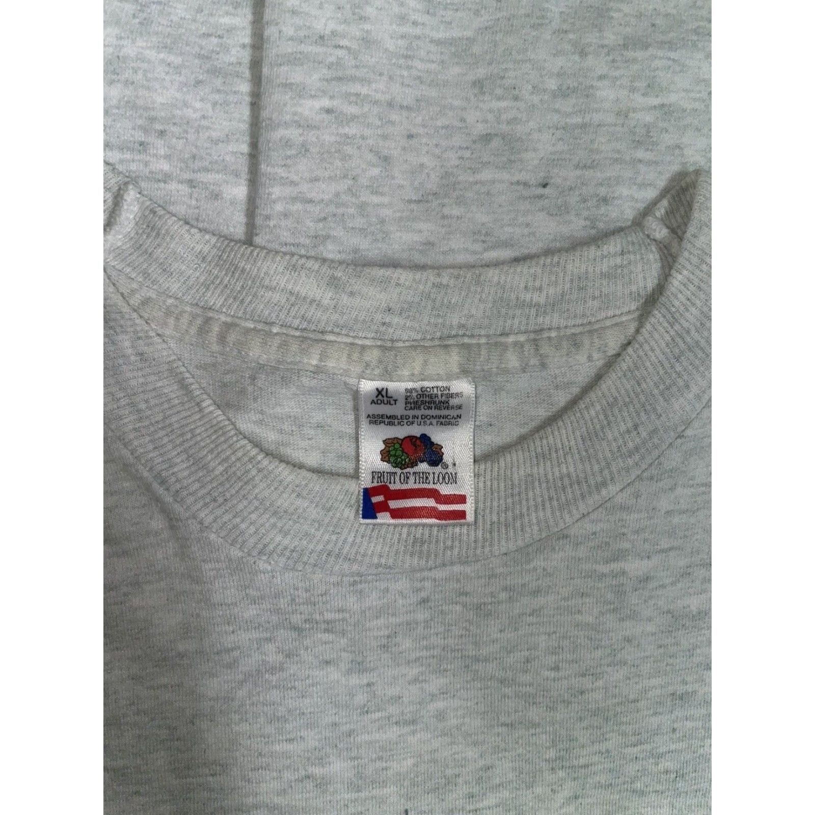 Fruit Of The Loom VINTAGE Fruit of the Loom T-Shirt Men XL Cotton Stitch Tractor Graphic USA Gray Size US XL / EU 56 / 4 - 7 Thumbnail