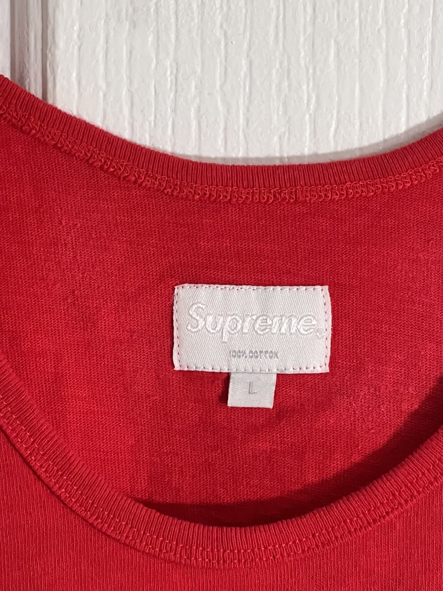 Supreme SUPREME Collegiate Tank Top Sleeveless Shirt Red Large SS15 Size US L / EU 52-54 / 3 - 4 Thumbnail