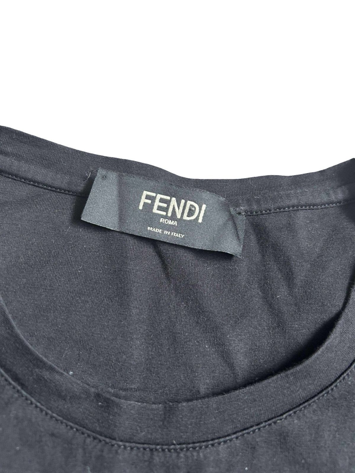 Fendi Fendi FF Plaque Tee Size US M / EU 48-50 / 2 - 2 Thumbnail