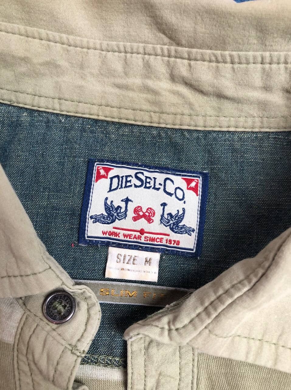 Diesel Streetwear T-Shirt Diesel striped polos logo Y2K Vintage Size US M / EU 48-50 / 2 - 3 Thumbnail