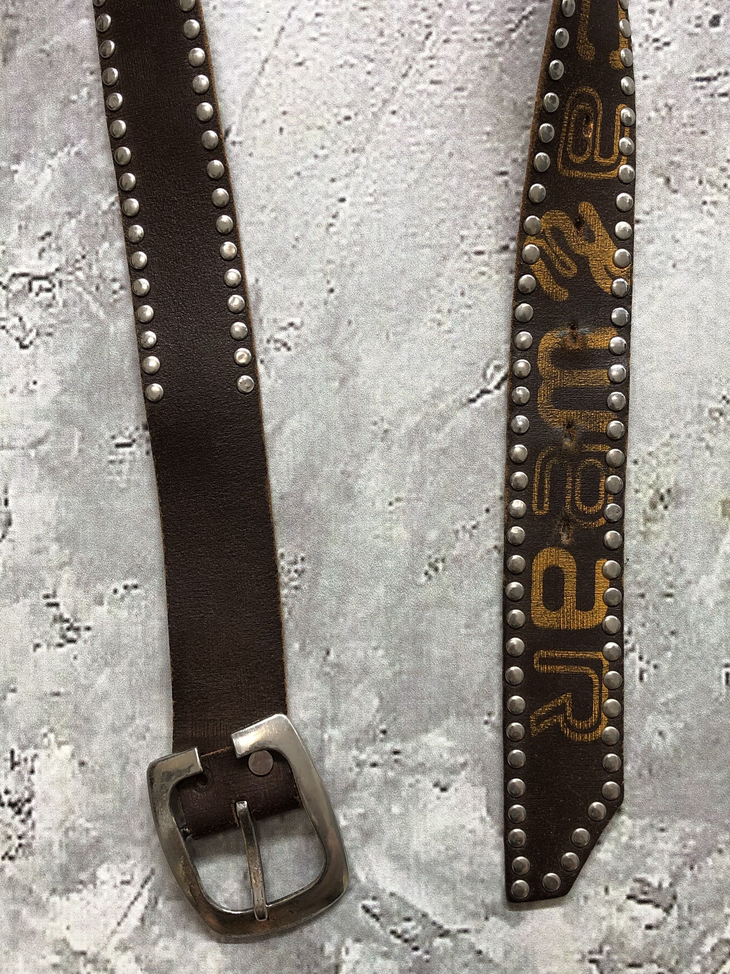 Vintage Vintage Leather Belt Size ONE SIZE - 2 Thumbnail