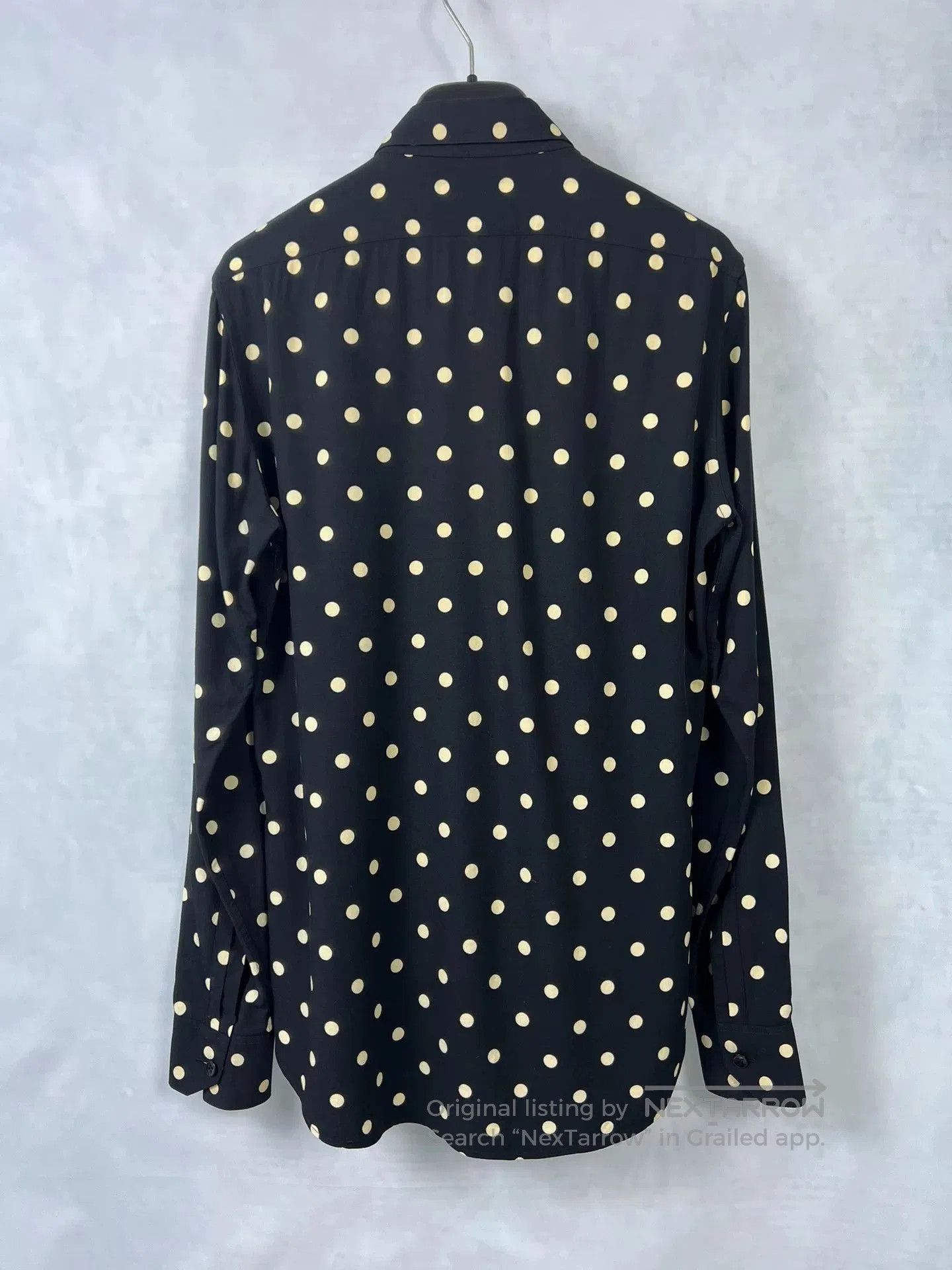 Saint Laurent Paris Saint Laurent Polka Dot Shirt for Men. Size US M / EU 48-50 / 2 - 2 Thumbnail