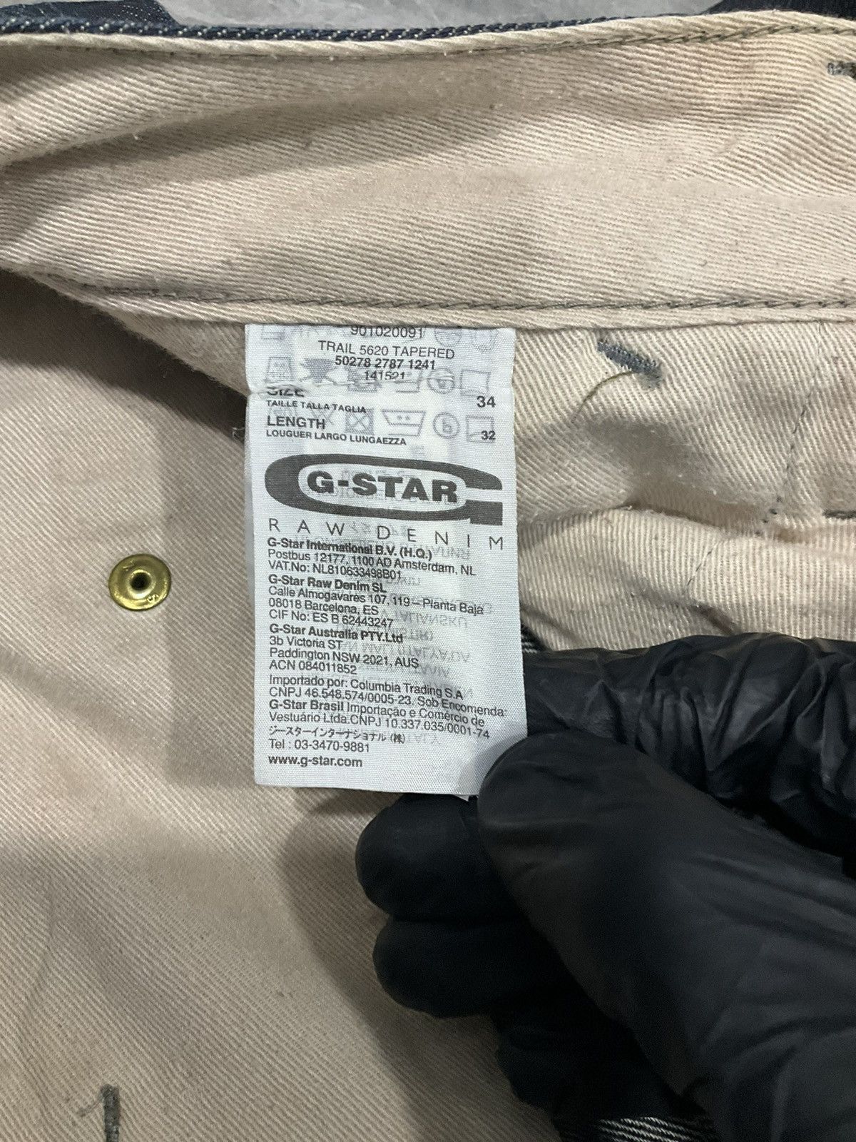 G-Star Rare Design G Star Raw R33/01 Denim Pants Size US 34 / EU 50 - 10 Thumbnail