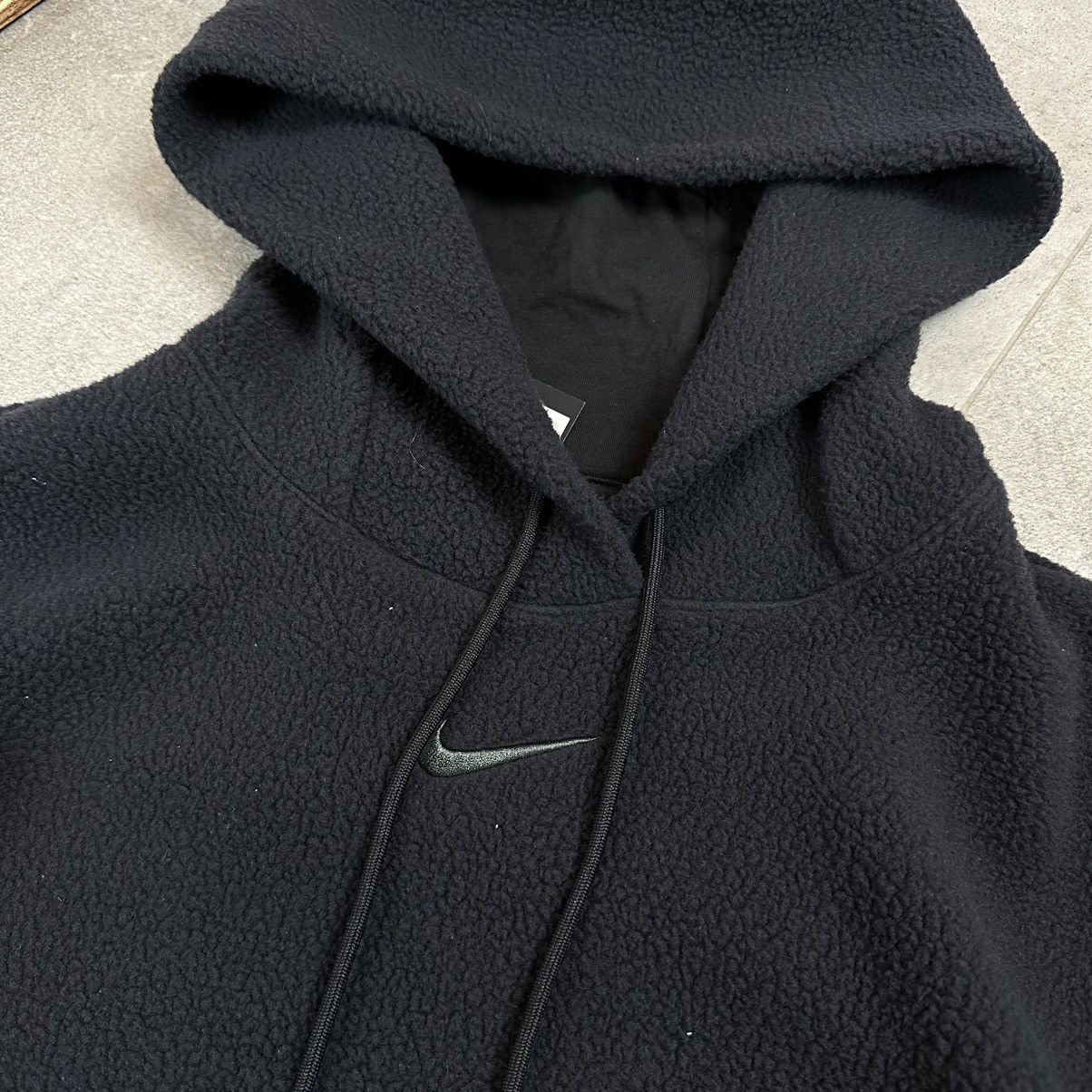 Nike Nike fleece hoodie swoosh S streetwear oversize black Size US S / EU 44-46 / 1 - 2 Thumbnail