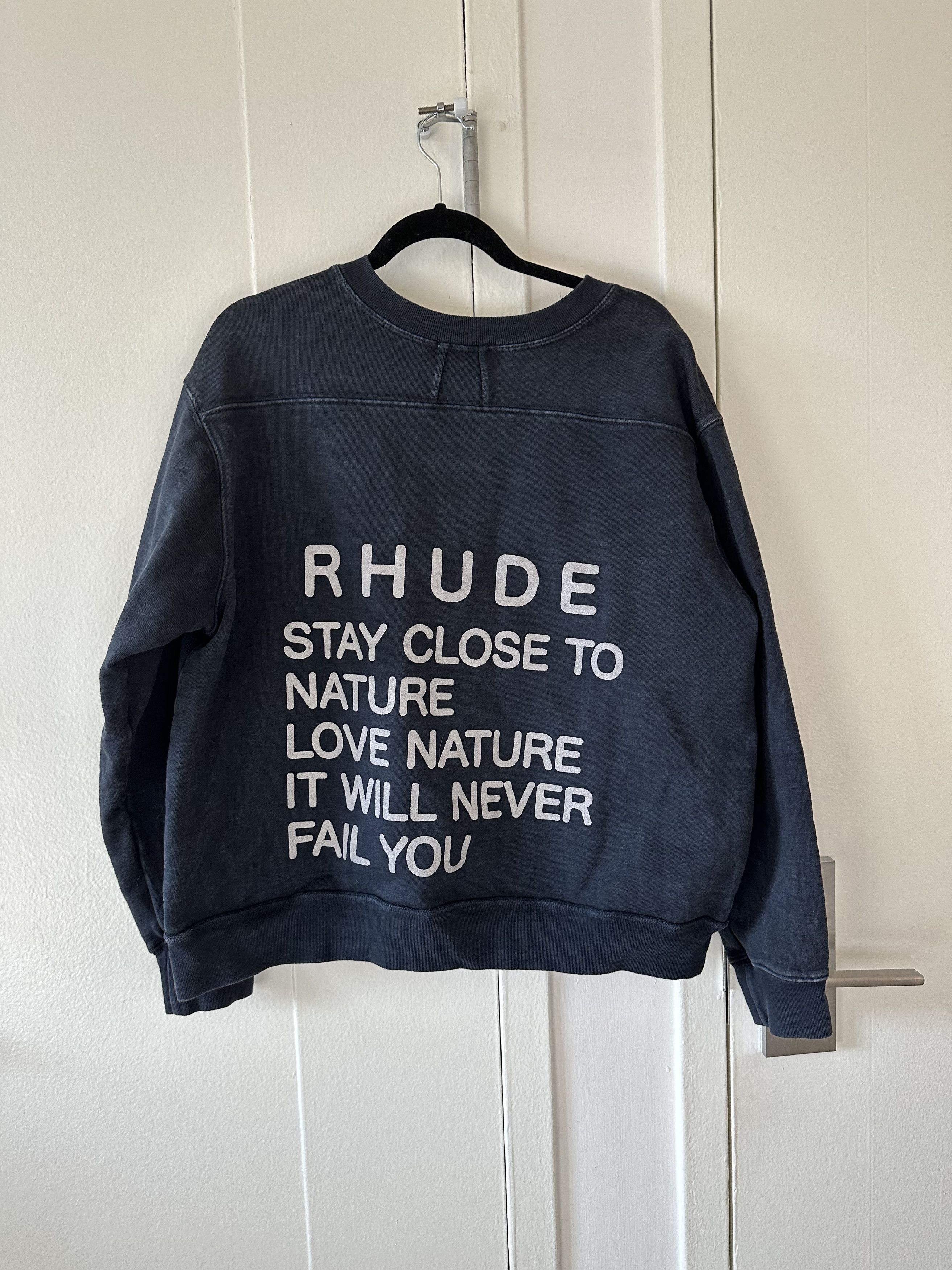 Rhude Rhude 'Stay Close to Nature' Crewneck Size US M / EU 48-50 / 2 - 4 Thumbnail