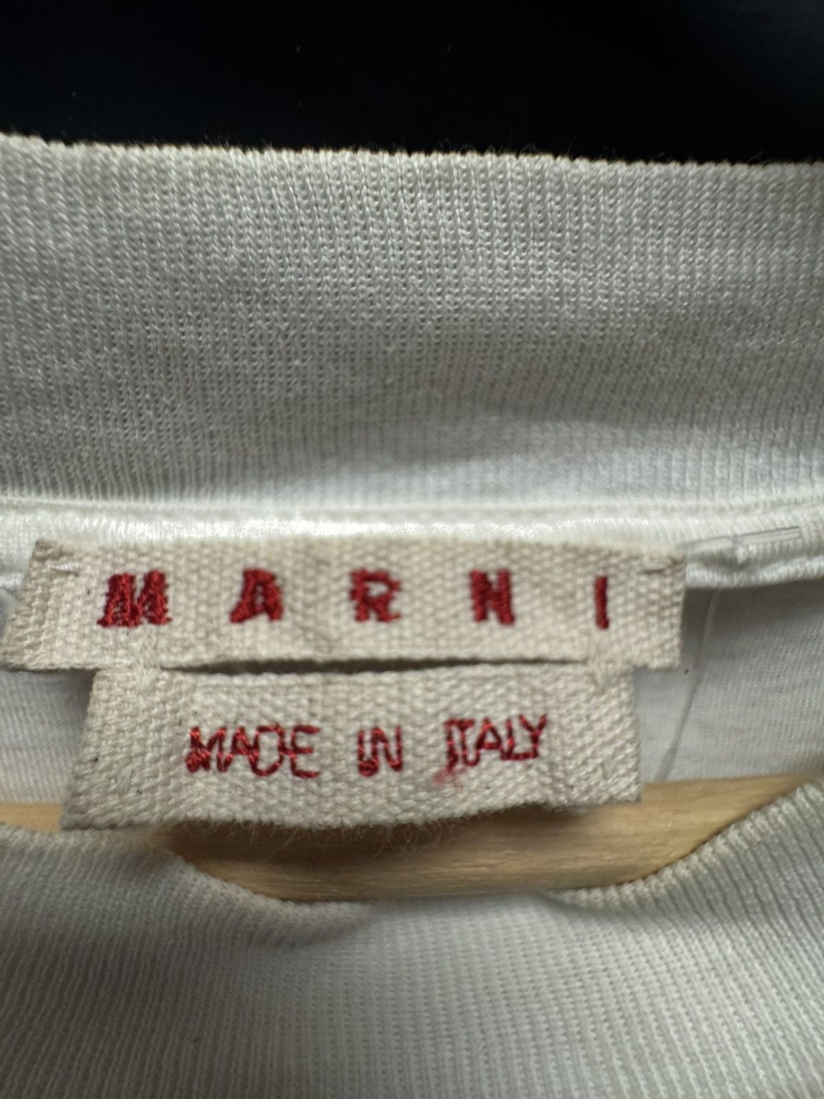 Marni Marni Watercolor Paint Logo Tee Size US L / EU 52-54 / 3 - 3 Thumbnail