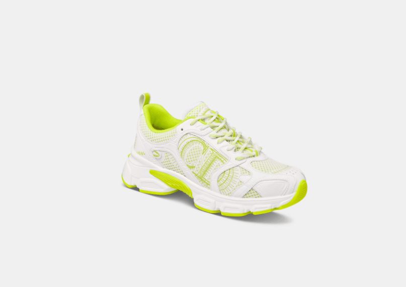 Dior o1w1db11225 KCK414 Low-Top Sneakers in White/Lime Green Size US 12 / IT 42 - 2 Thumbnail