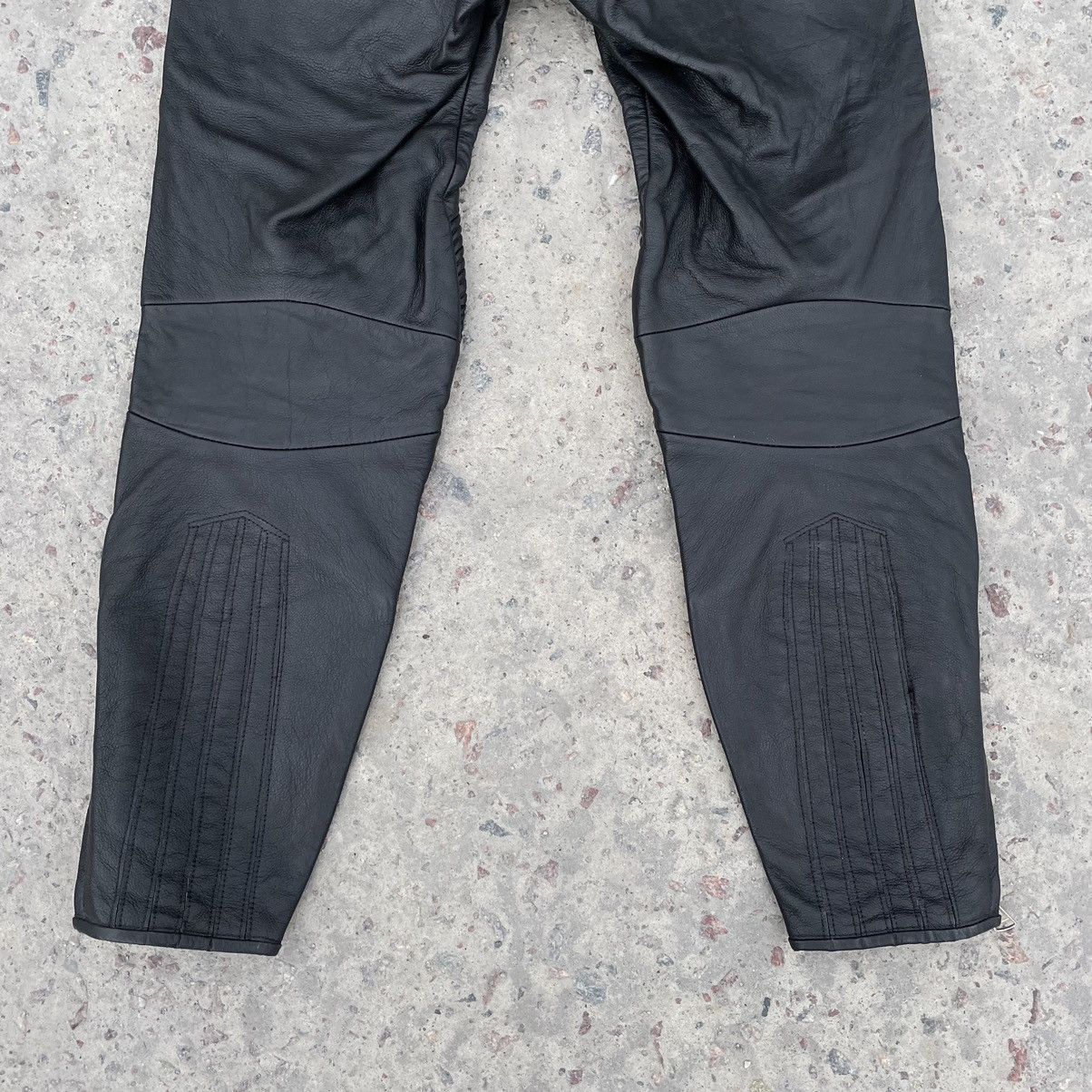Other Vintage Moto Leather Pants 30 Size 90s USA Japan Hype Size US 30 / EU 46 - 7 Thumbnail