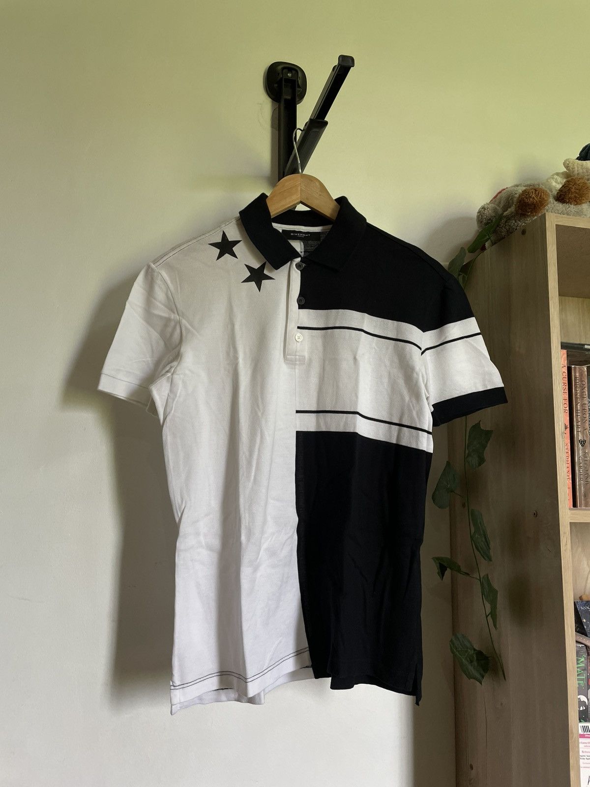 Givenchy × Luxury Rare! Givenchy Star Polo Embroidered Luxury