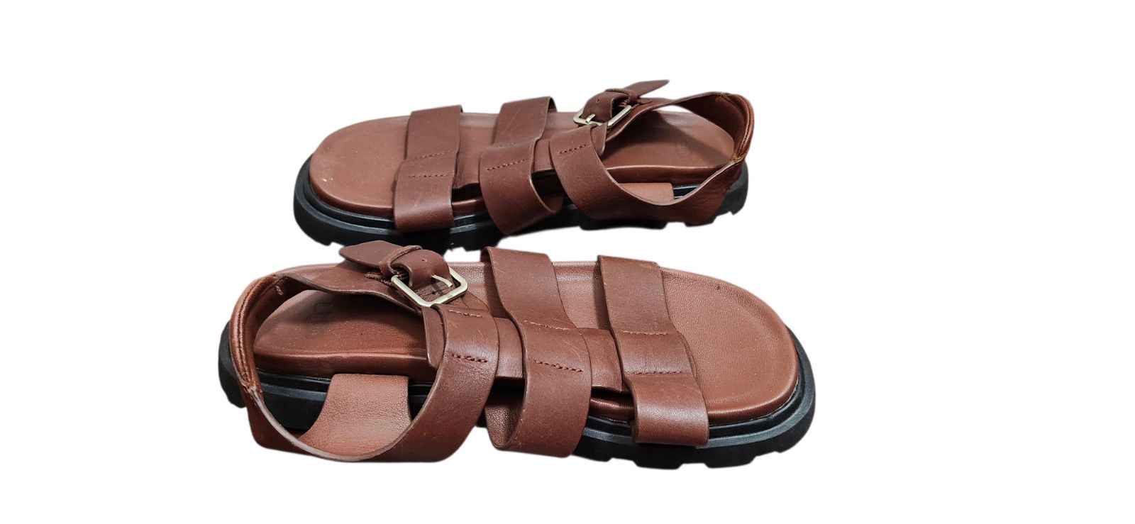 Ugg UGG Capitelle Strap Leather Sandals Women’s Buckle Comfort Size US 10 / IT 40 - 9 Thumbnail