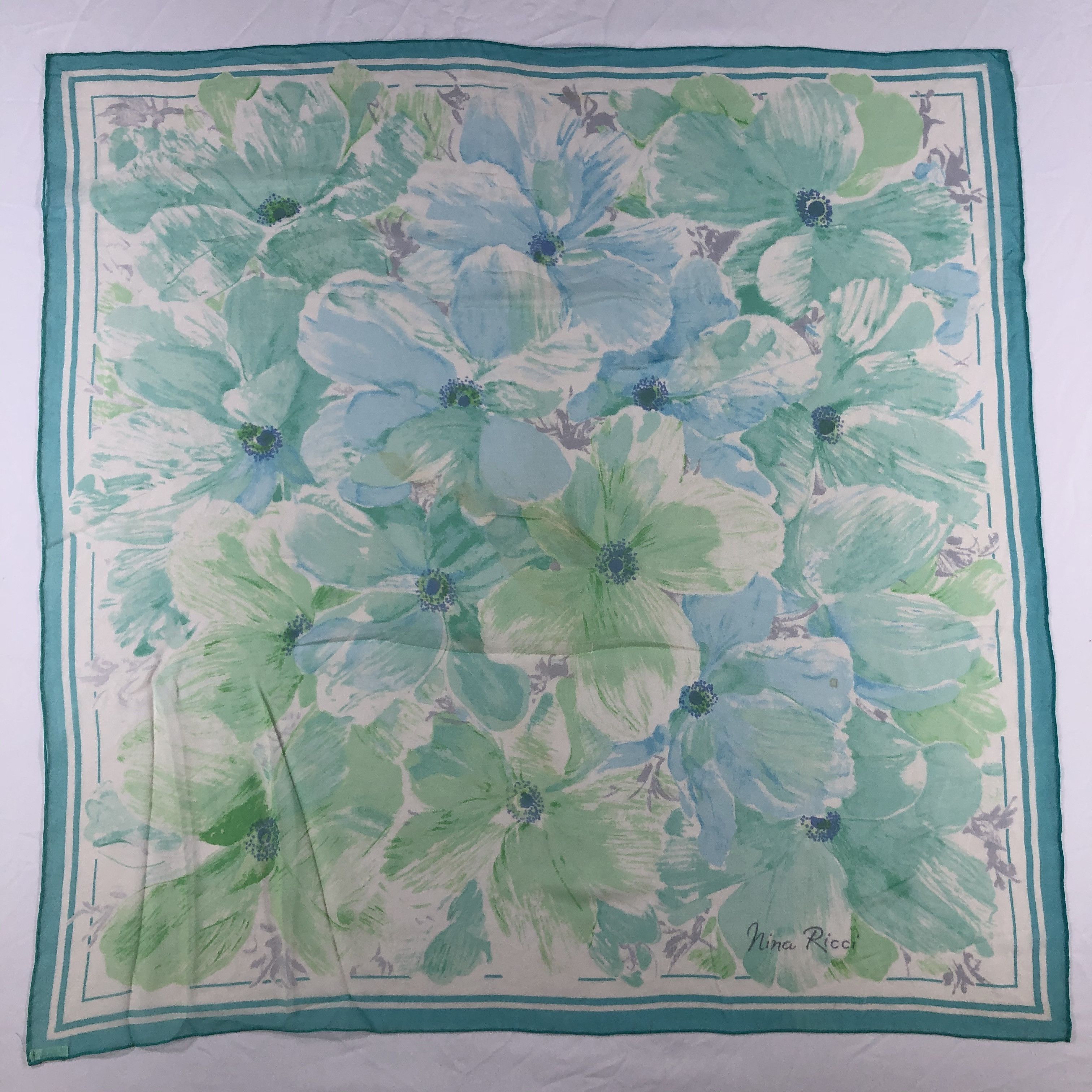 Nina Ricci vintage Nina Ricci Silk scarf Size ONE SIZE - 2 Thumbnail