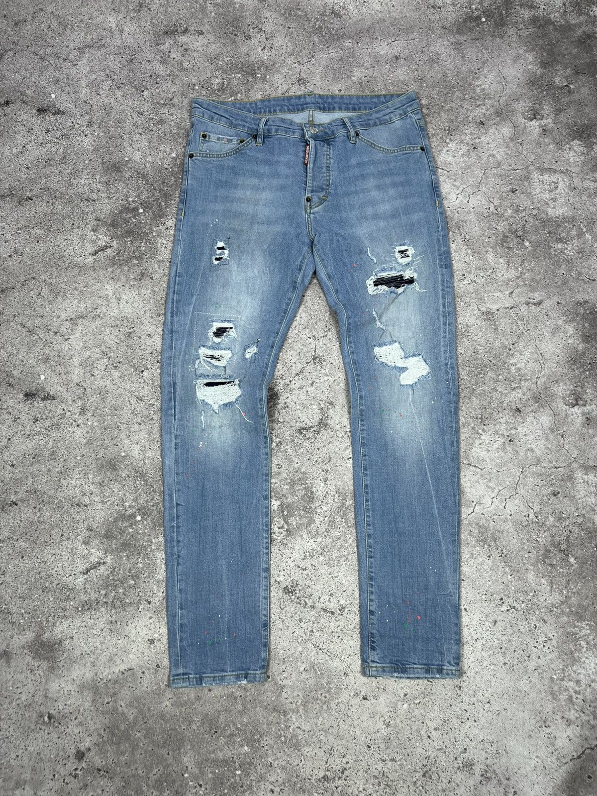 Dsquared2 Dsquared2 Slim Jeans Denim Blue Men's Size US 32 / EU 48 - 1 Thumbnail