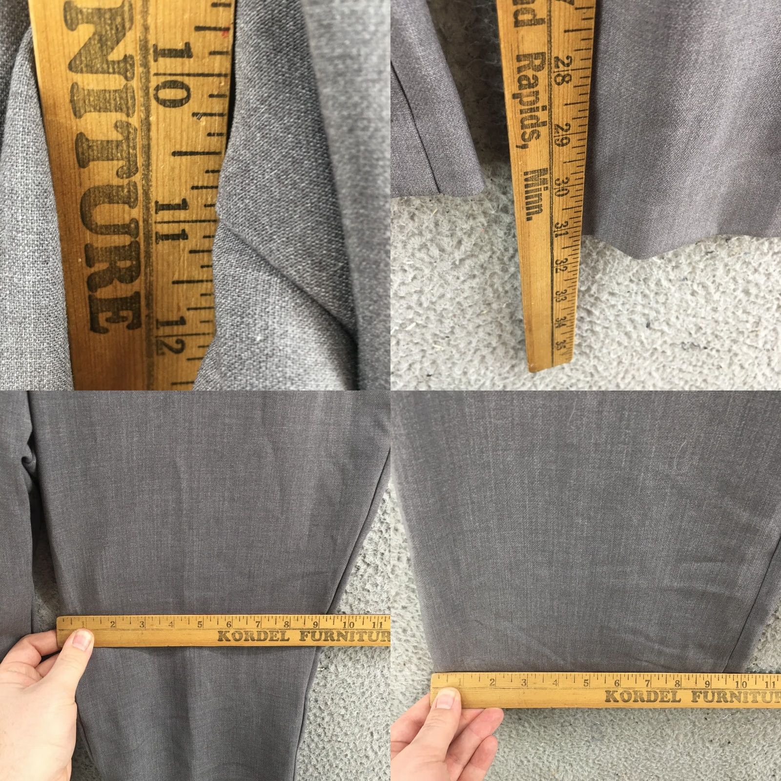 Old Navy Old Navy Harper Trouser Dress Pants Womens 14 Grey High Rise NEW Pants Womens Size 14 Gray Trouser Dress Pants Size 36" / US 14 / IT 50 - 8 Thumbnail