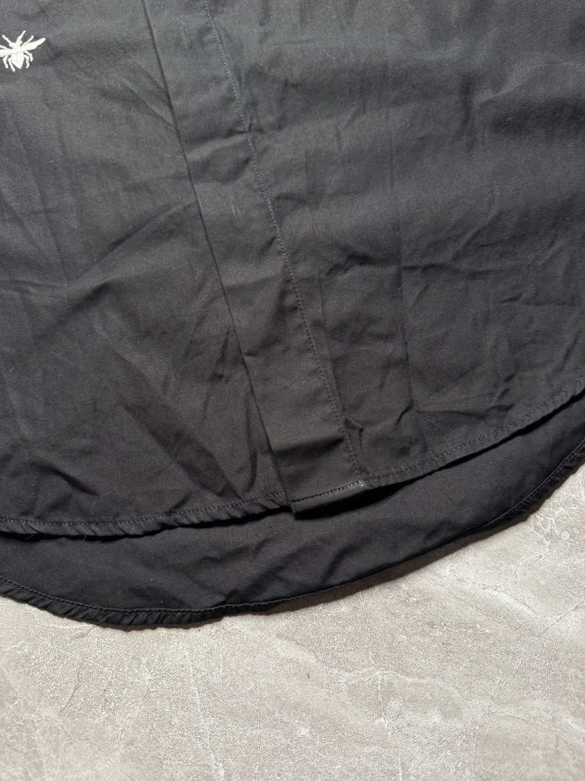 Dior Dior x Hedi Slimane F/W 06 These Gray Days Bee Embroid Shirt Size US M / EU 48-50 / 2 - 7 Thumbnail